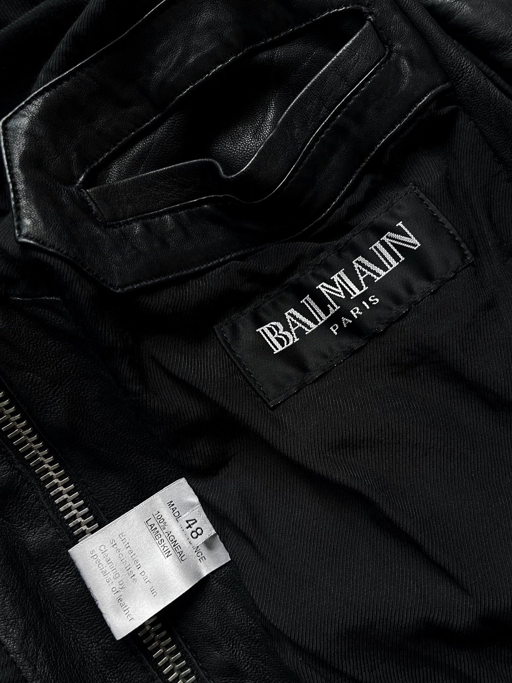 Balmain SS/2010 A2 leather jacket by Christophe Decarnin