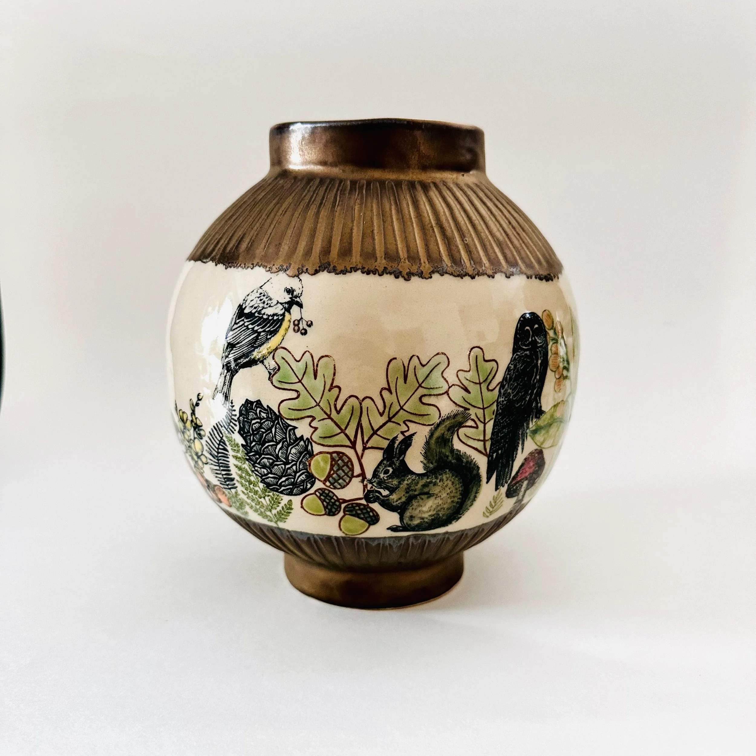 Into the woods moon vase