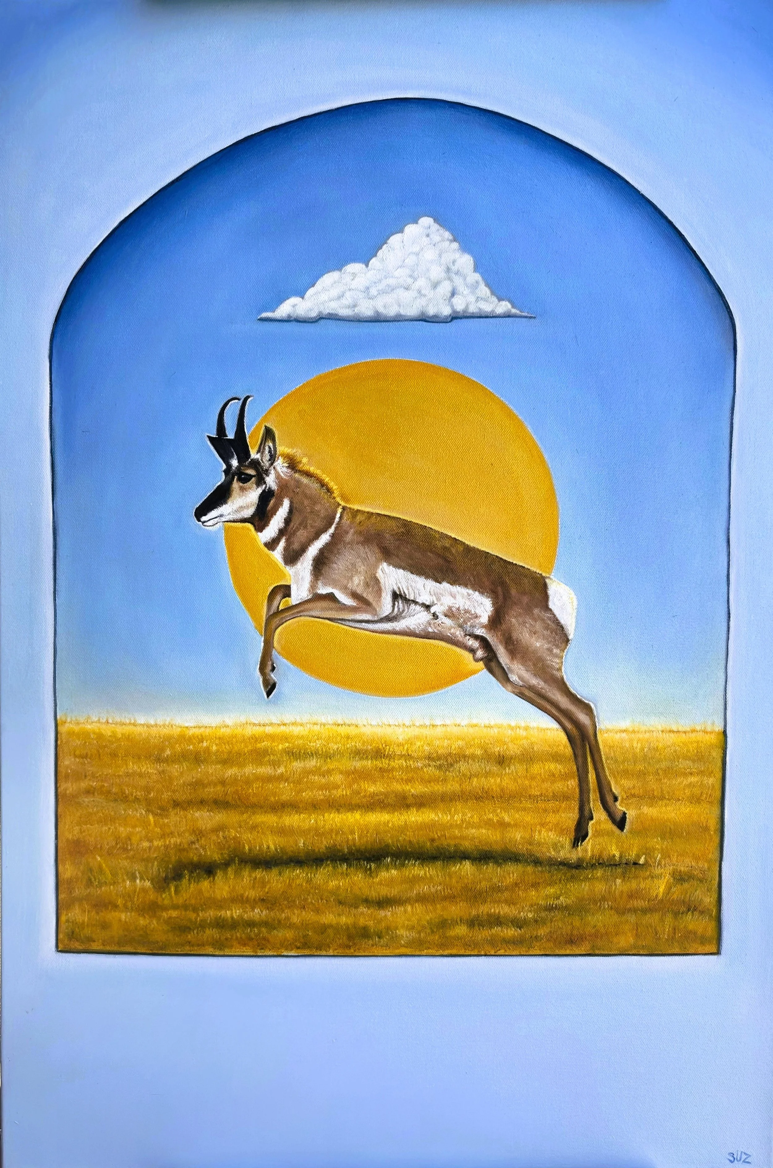 "Ascension", 2025. 30x20, oil on stretched canvas. On sale soon. 