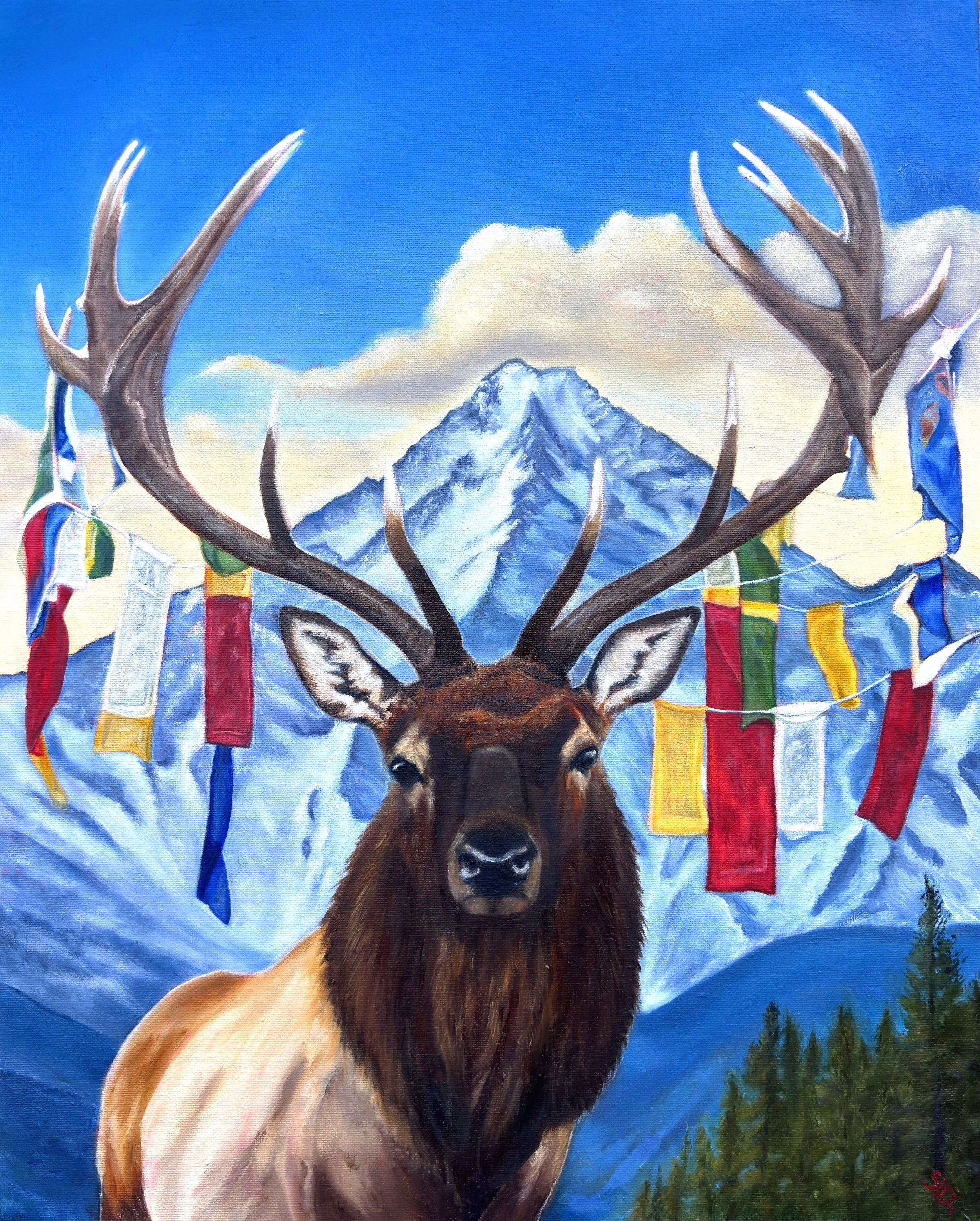 Eight Points of Peace, 16x20, oil, 2024. Available. 