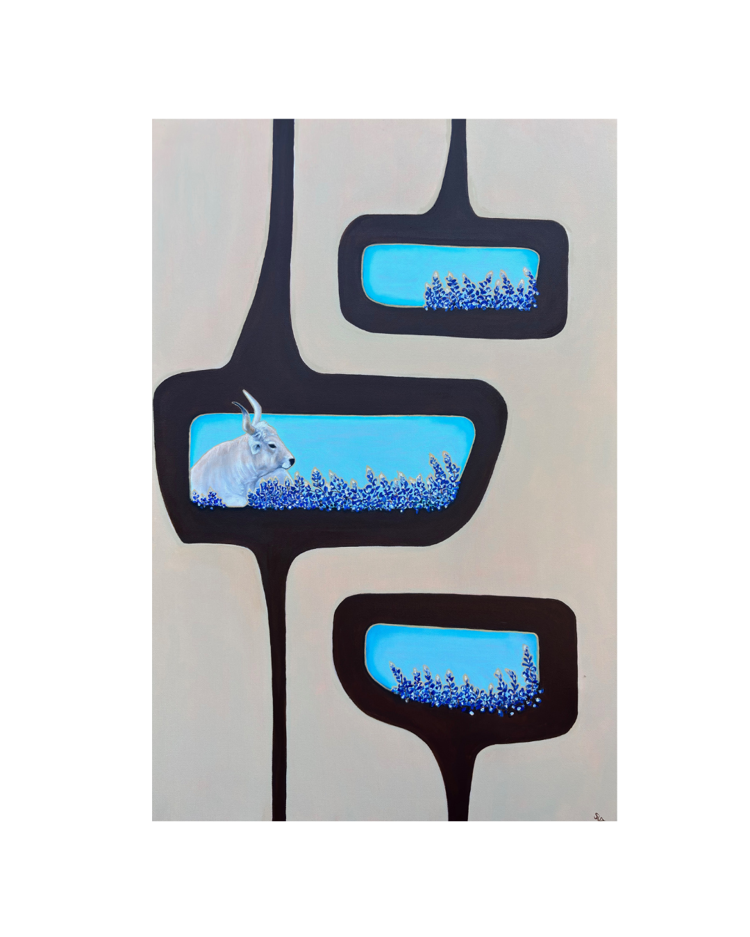 Passing Blues Giclee Print