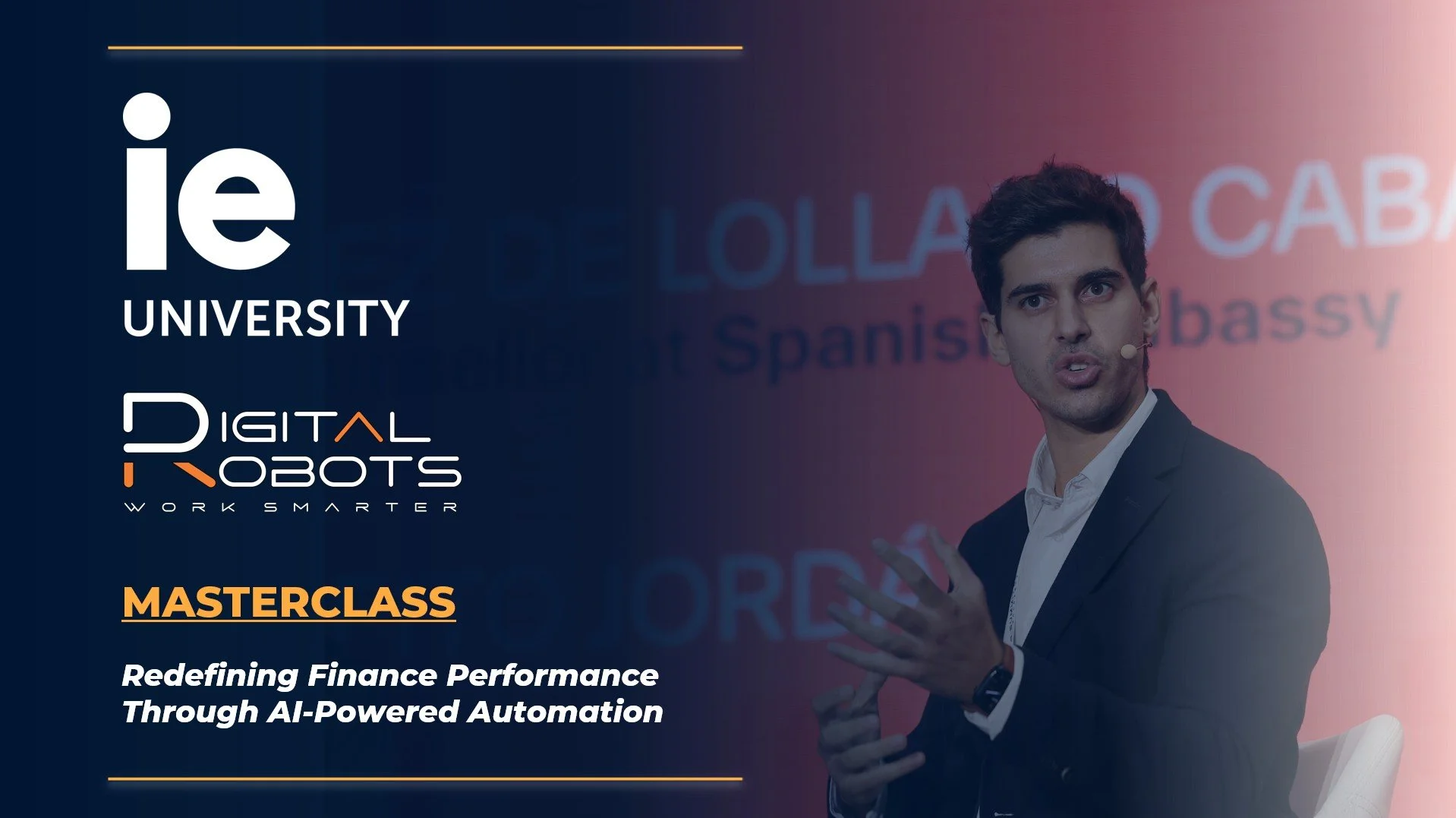 Automatización inteligente en finanzas: masterclass de Digital Robots en IE University