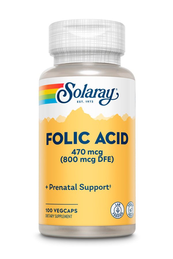Solaray Folic Acid (Vitamin B-9)