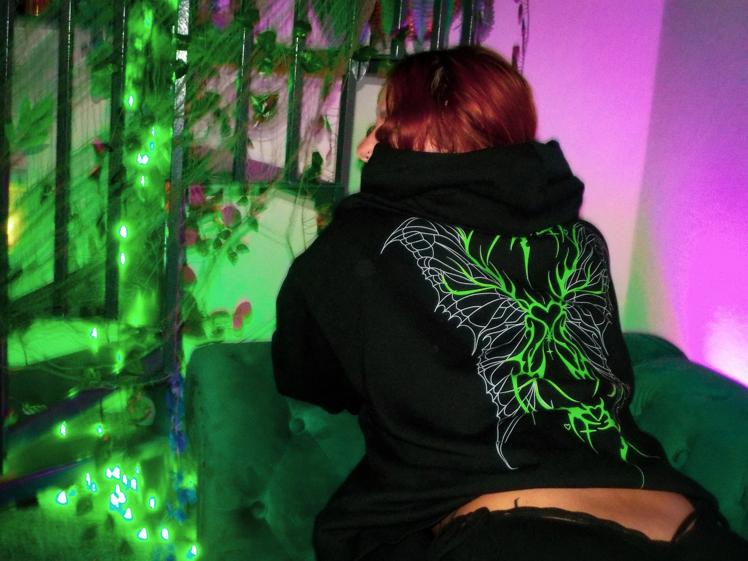 STOP LOOKING AT ME, I'M NOT EVEN REAL HOODIE
