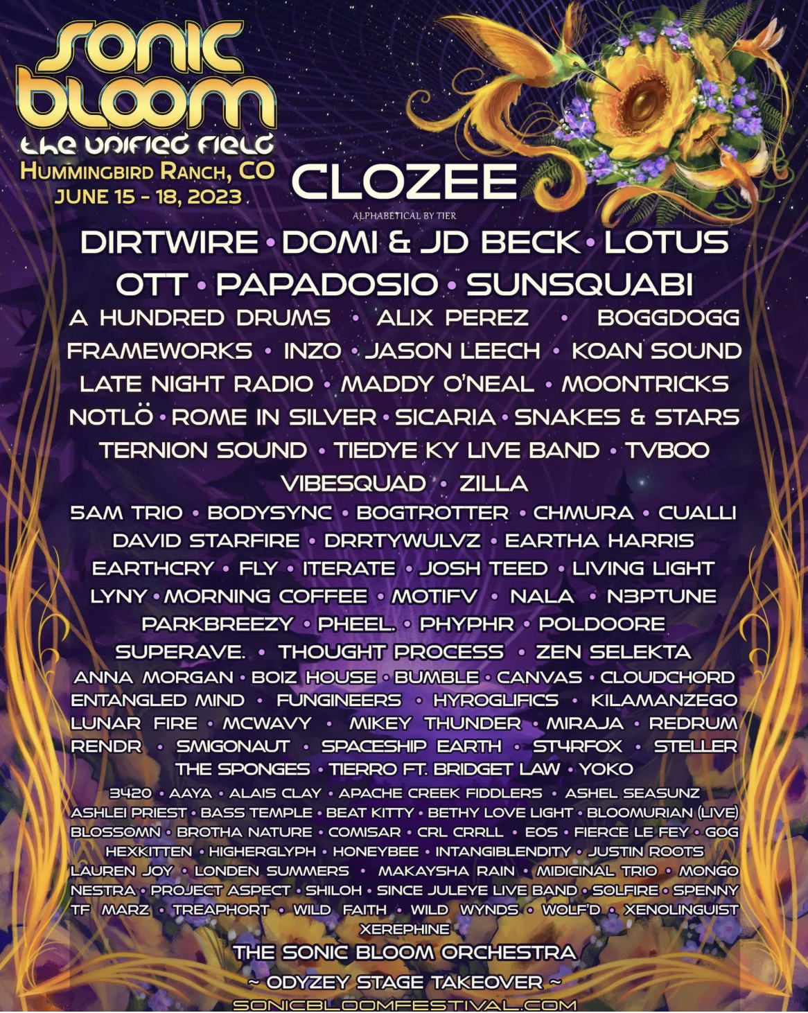 At Sonic Bloom I VJed for LOTUS, Maddy O'Neal, and Nala