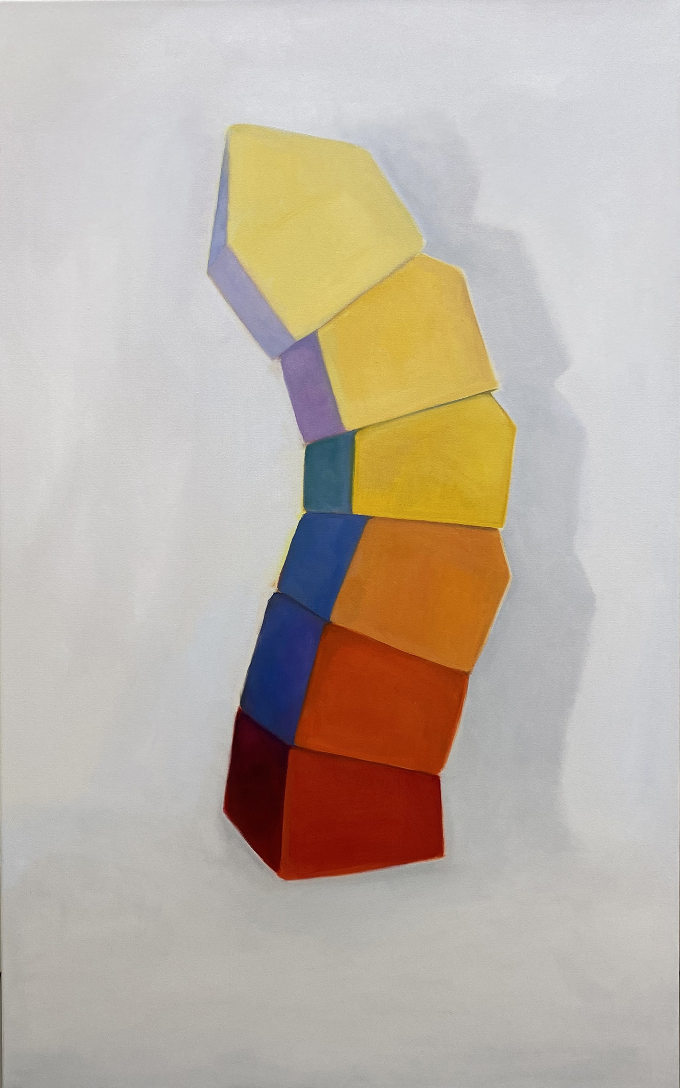 Warm Stack,oil on canvas48”x30”2021.jpeg