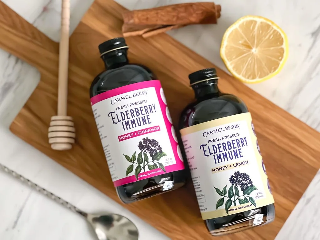 Carmel Berry Company, a Woman-Owned, WBEC-Certified and Farmer-Focused Business, Launches Two Fresh-Pressed Elderberry Immune Supplements