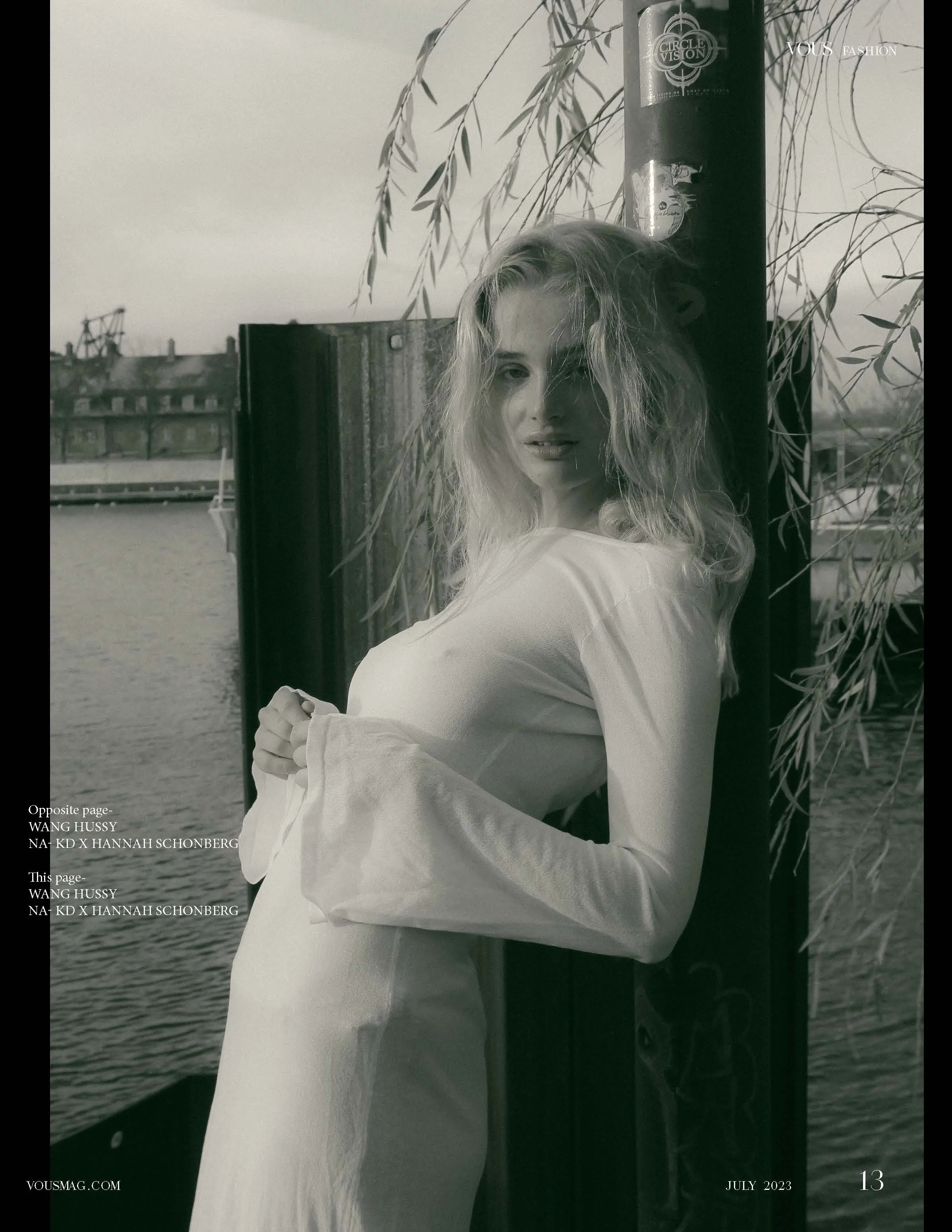 Kanya for Vous Spain, summer 2023 cover.