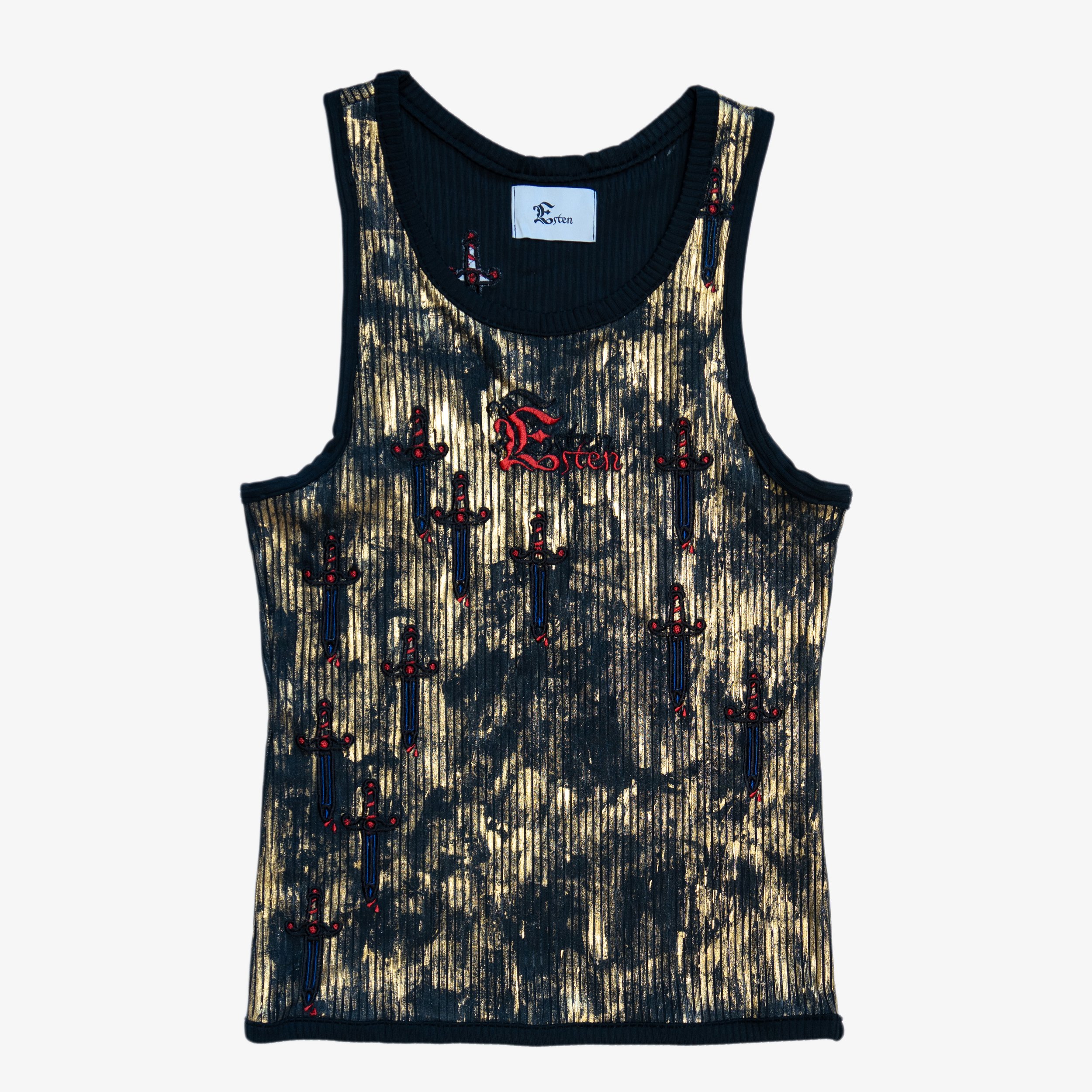 Gold Foil Rib Tank