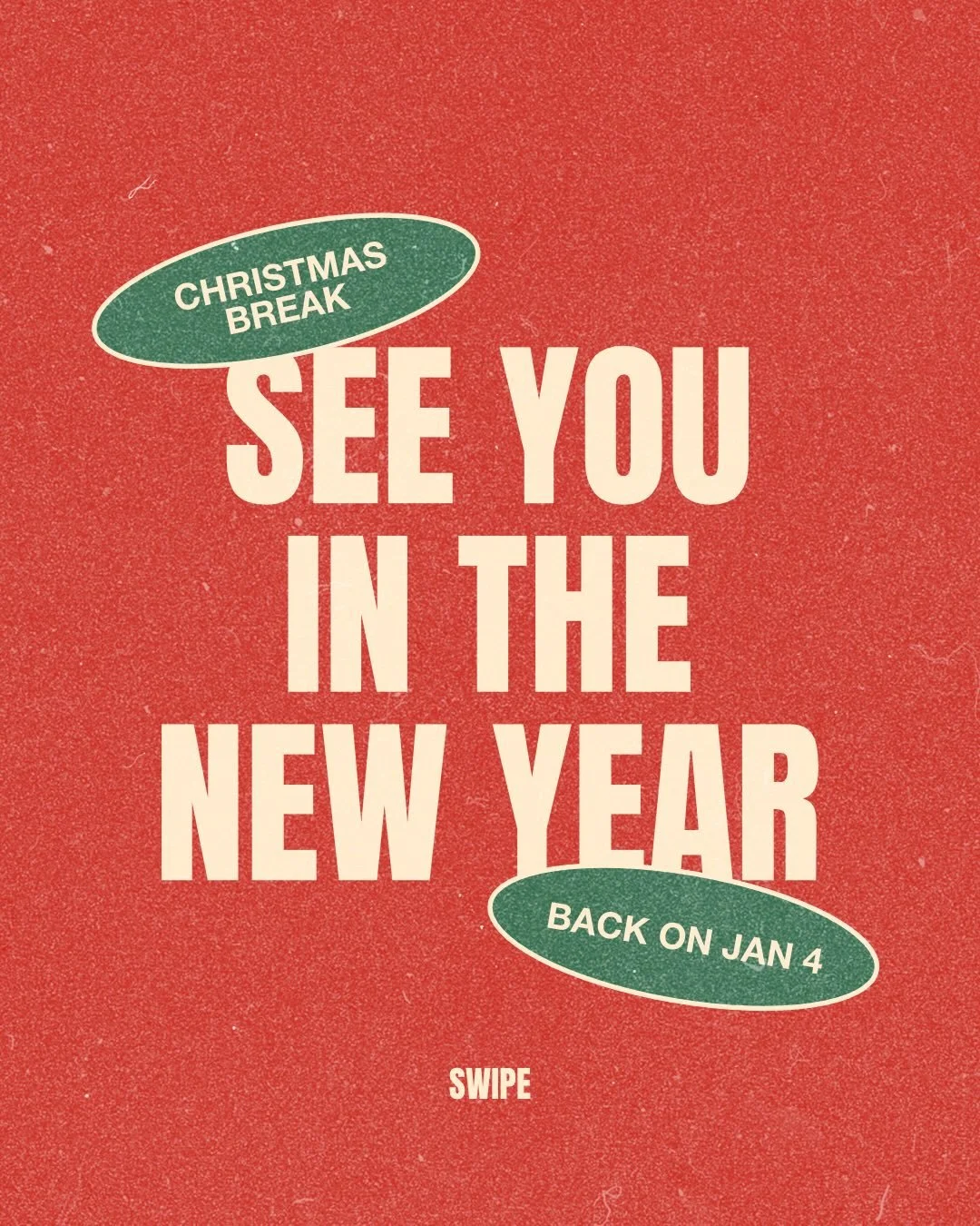 wishing you all a Merry Christmas and a happy new year!!

See you all back at youth on January 4th❤️&zwj;🔥