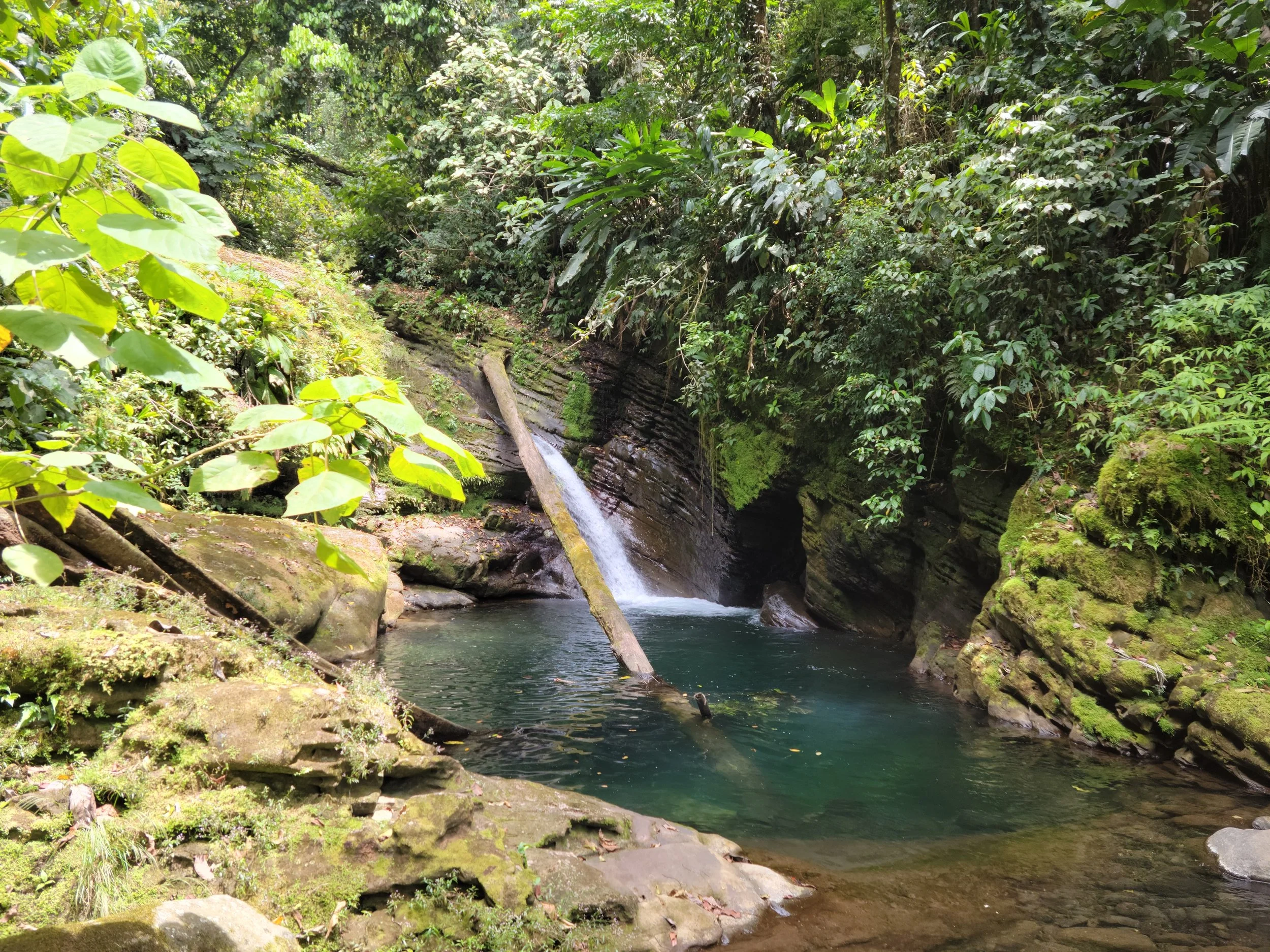 side pools along the way