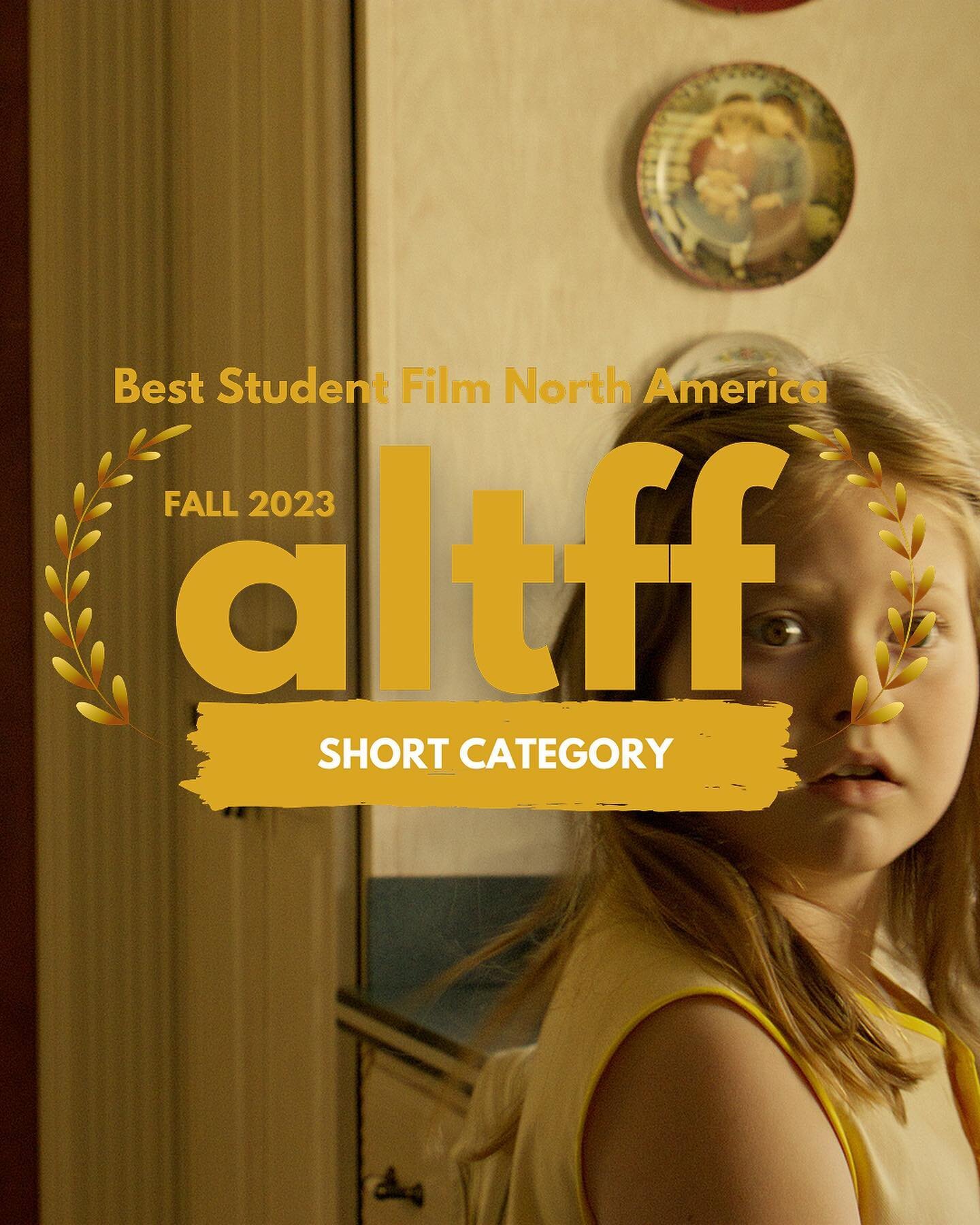 we're beaming from ear-to-ear! daisies has been awarded the Best Student Film North America at the @alternativefilmfestival. 

this is such an incredible honor for the entire team, and we couldn't be prouder. thank you for your continuing support!