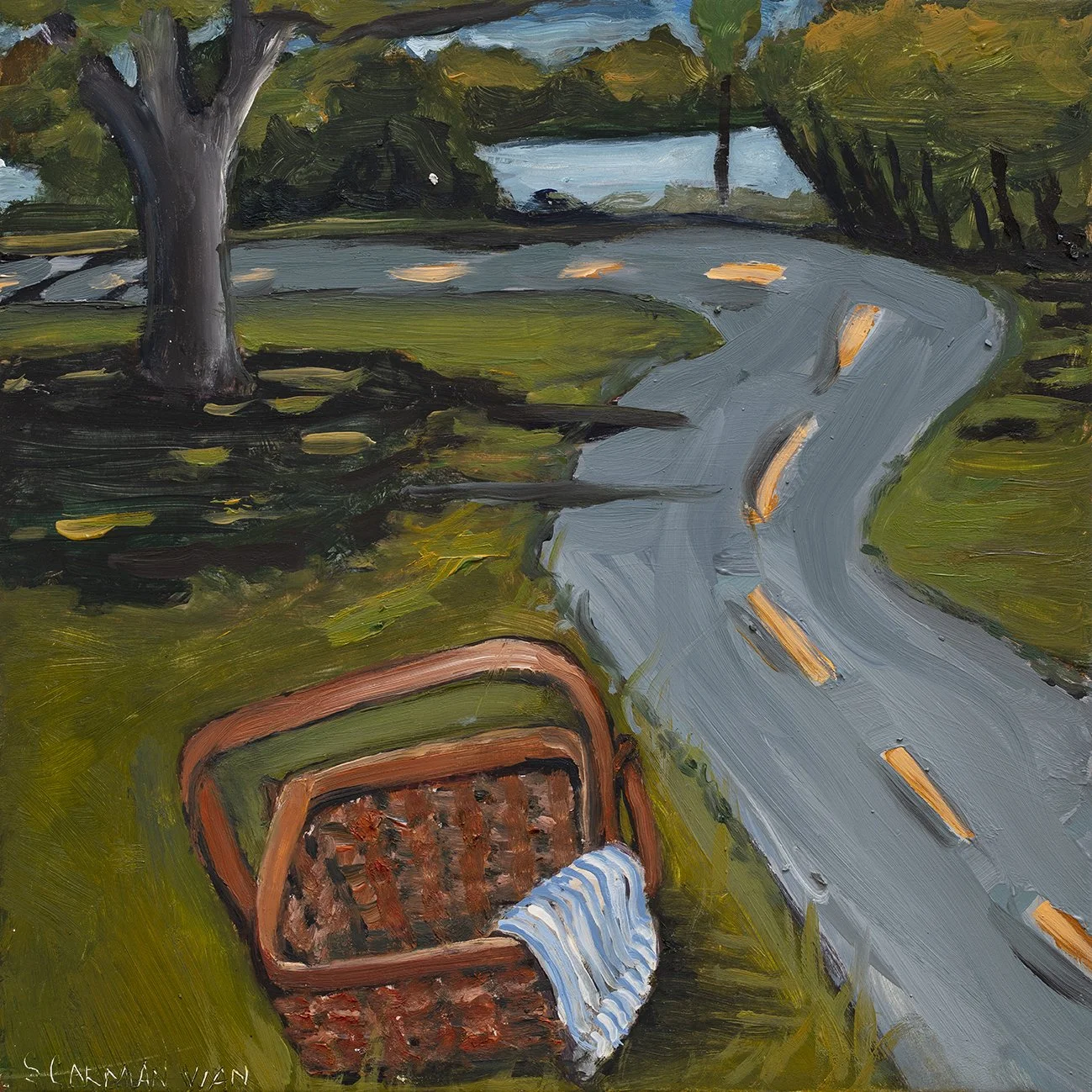 Roadside Picnic 2025 plein air oi 8x8 in..jpg