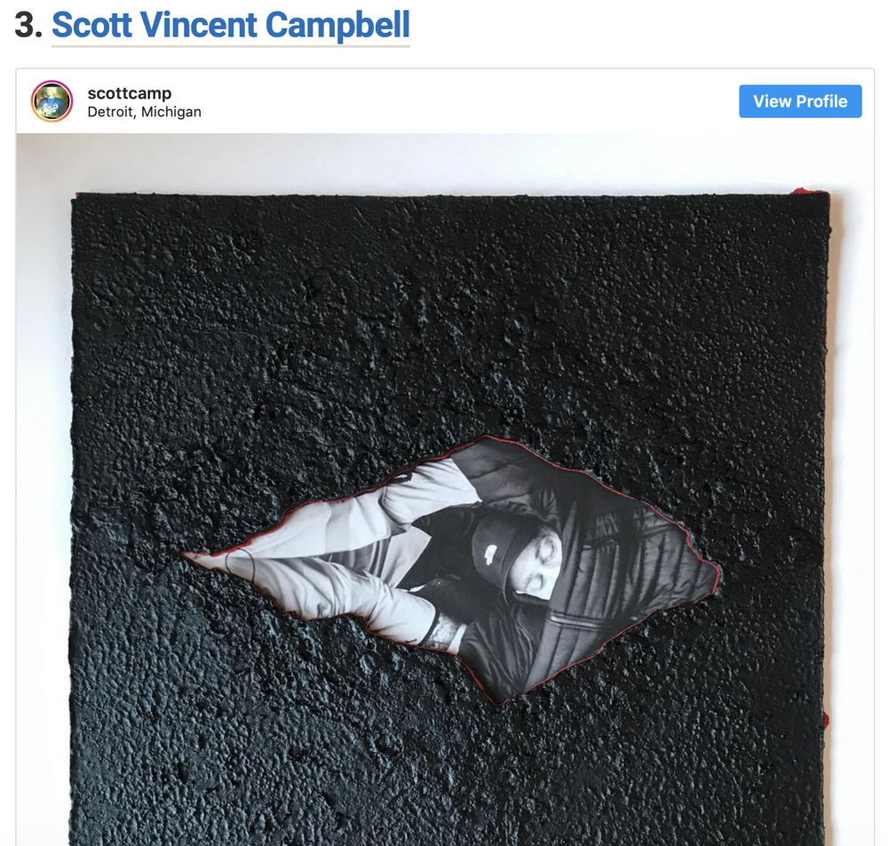 Scott Vincent Campbell Detroit artist M Contemporary Art gallery