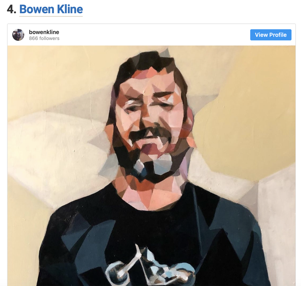 Bowen Kline Detroit artist M Contemporary Art gallery
