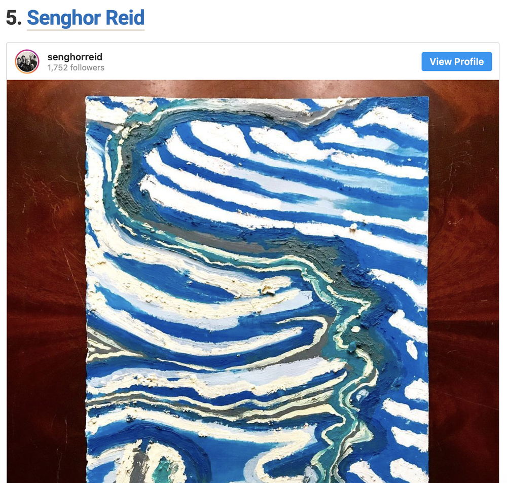 Senghor Reid Detroit artist M Contemporary Art gallery