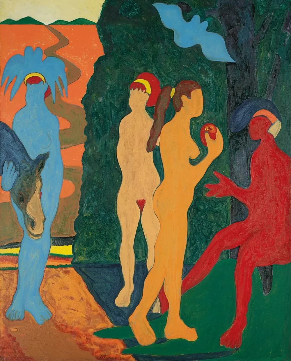 Bob Thompson, The Judgement of Paris, 1964