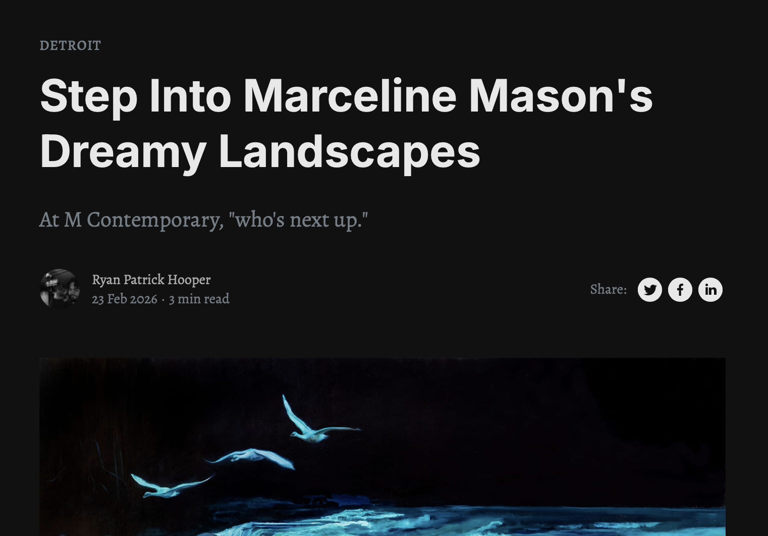 Step into Marceline Mason’s Dreamy Landscapes