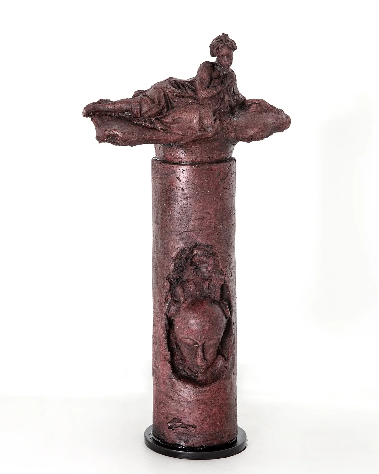 Reclining Woman on Pillar, 2026