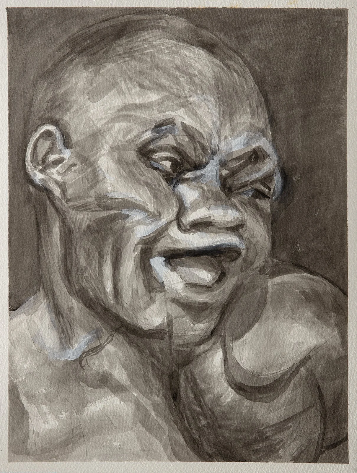 Boxing Portrait - Jersey Joe Walcott (after Herb Scharfman), 2024