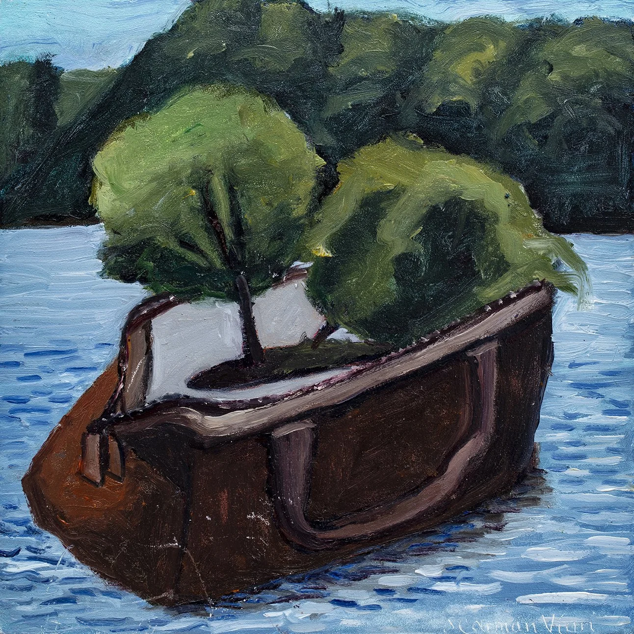 Mini Cooler Island 2025 plein air oil 8x8 in.jpg