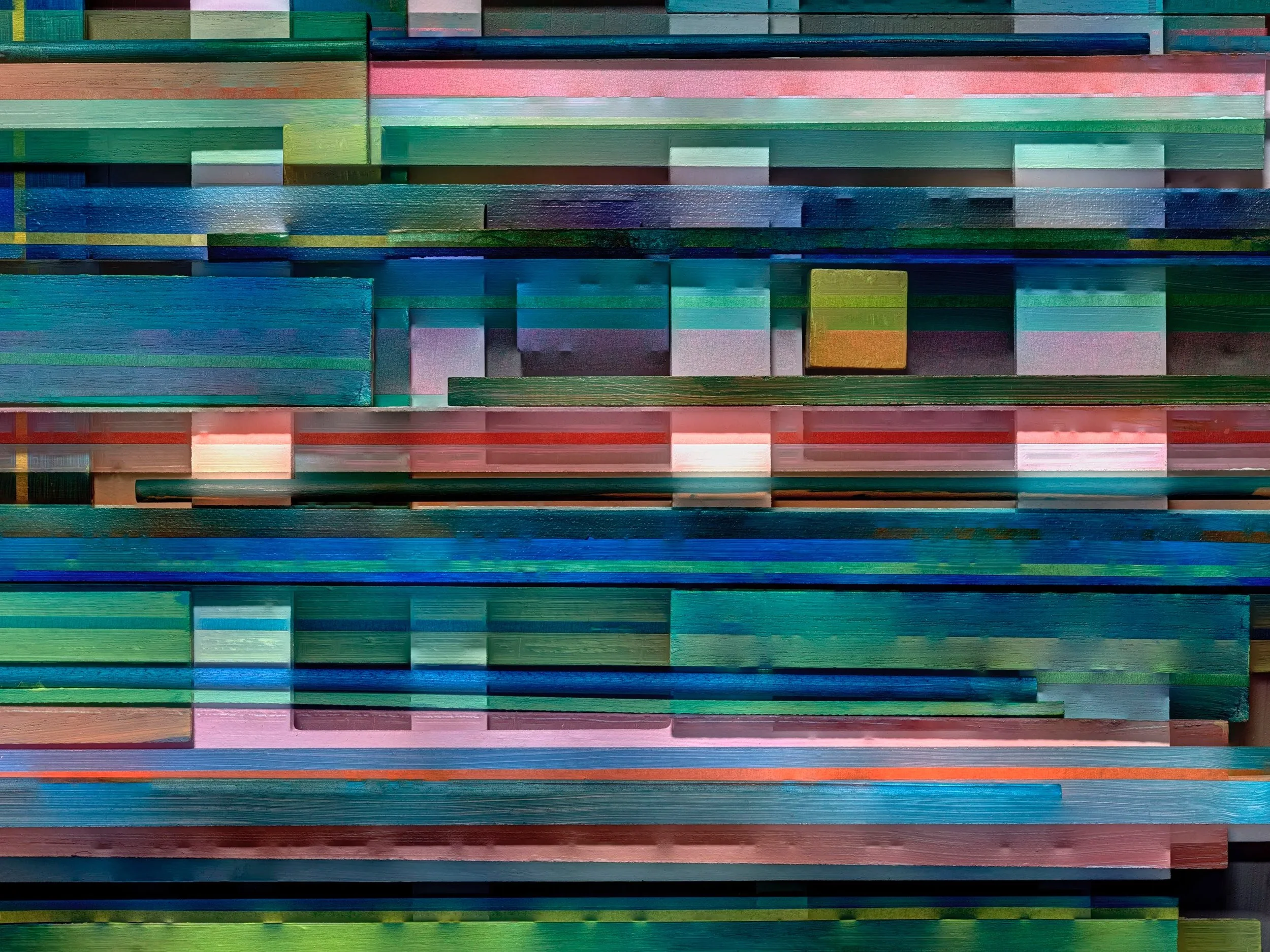 Painted Wood Composite #5, 2025