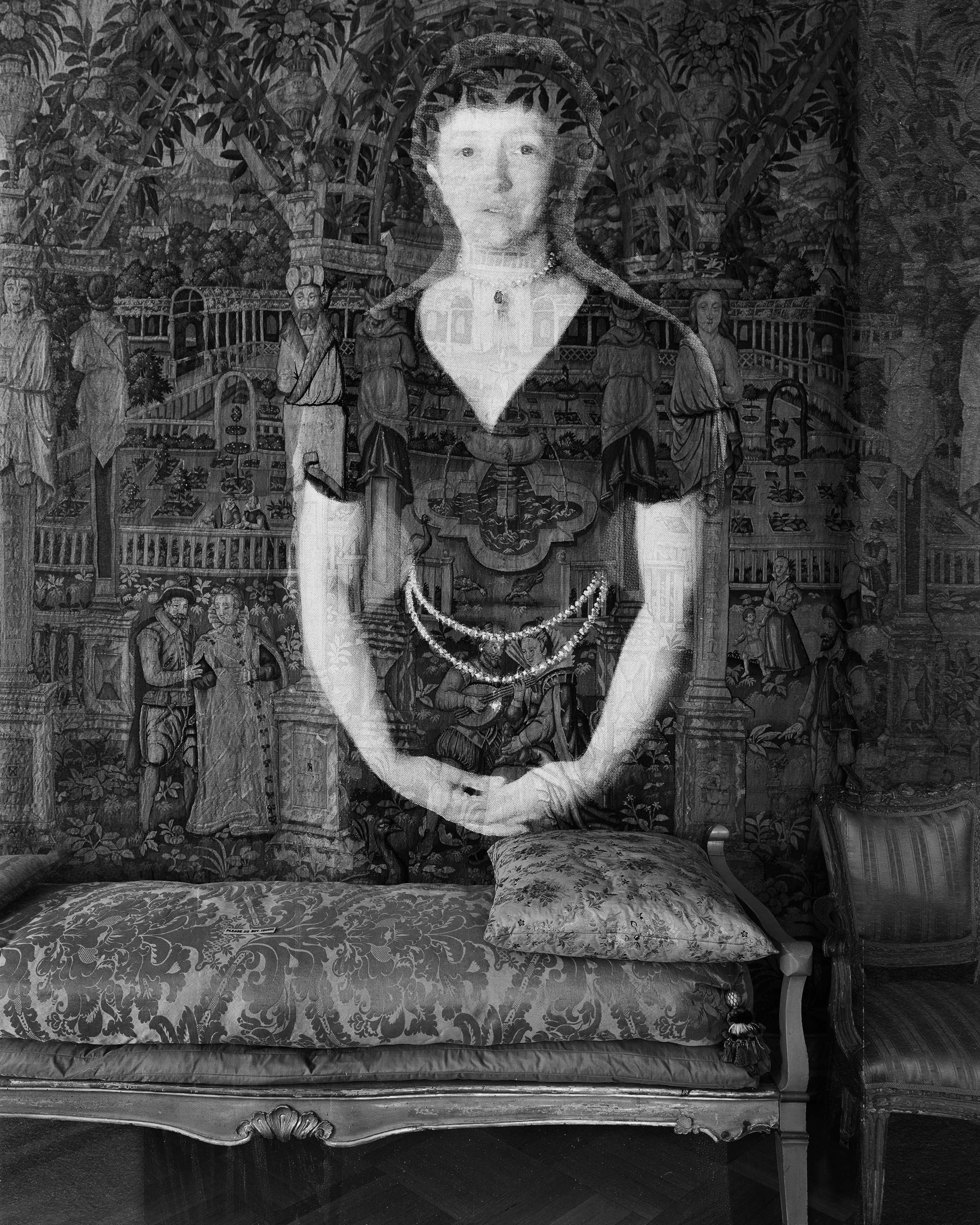 Isabella with Tapestry, Gardner Museum, 1998