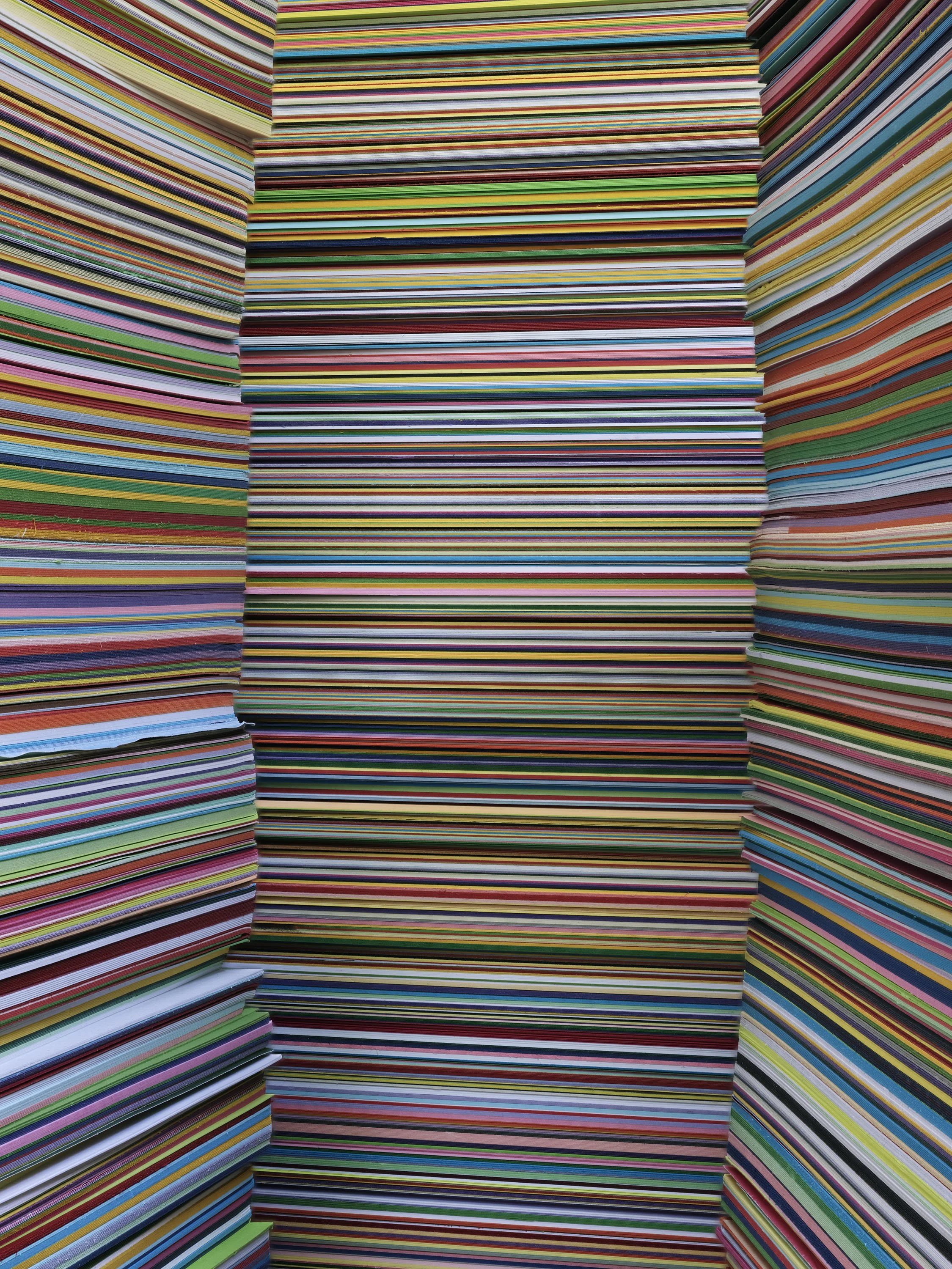 Colored Paper Abstraction #7, 2025