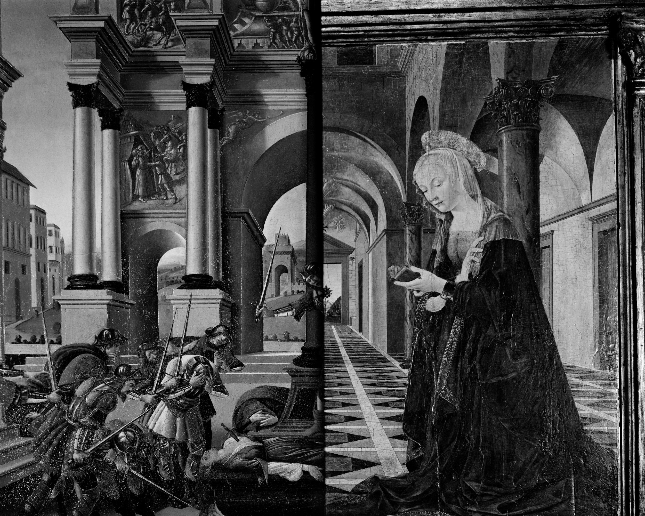 Two Paintings Sharing an Arch, Gardner Museum, 1998