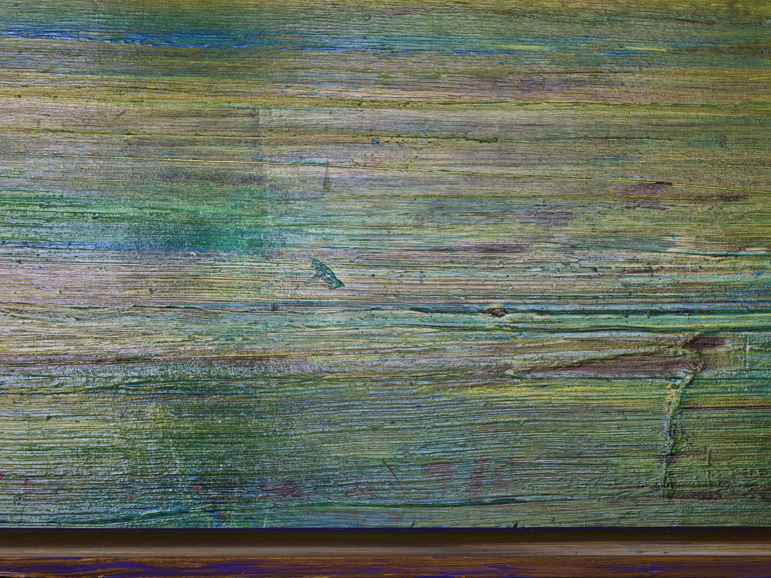 Varnished Paint on Wood, Sunset, 2025
