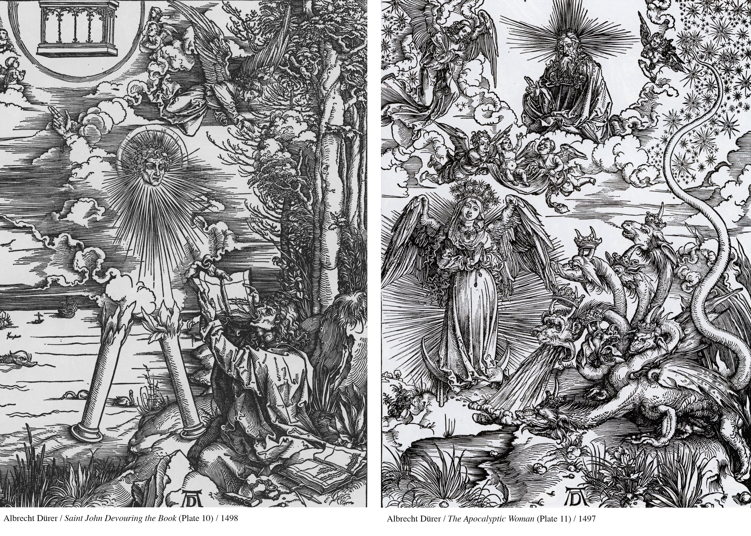 Durer Apocalypse, Plates #10 and 11