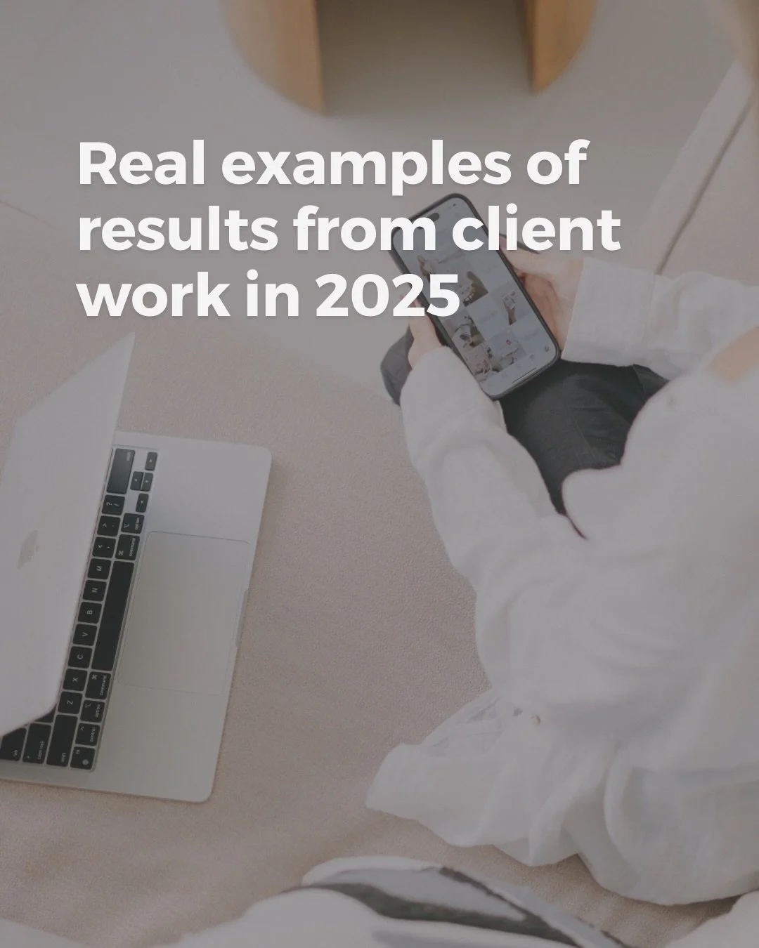 Here are a few examples of results from client work in 2025, giving a good snapshot across different industries.

What shows up again and again is:

Focusing on content that drives interactions/engagement first, helps lift everything else.

Accross t