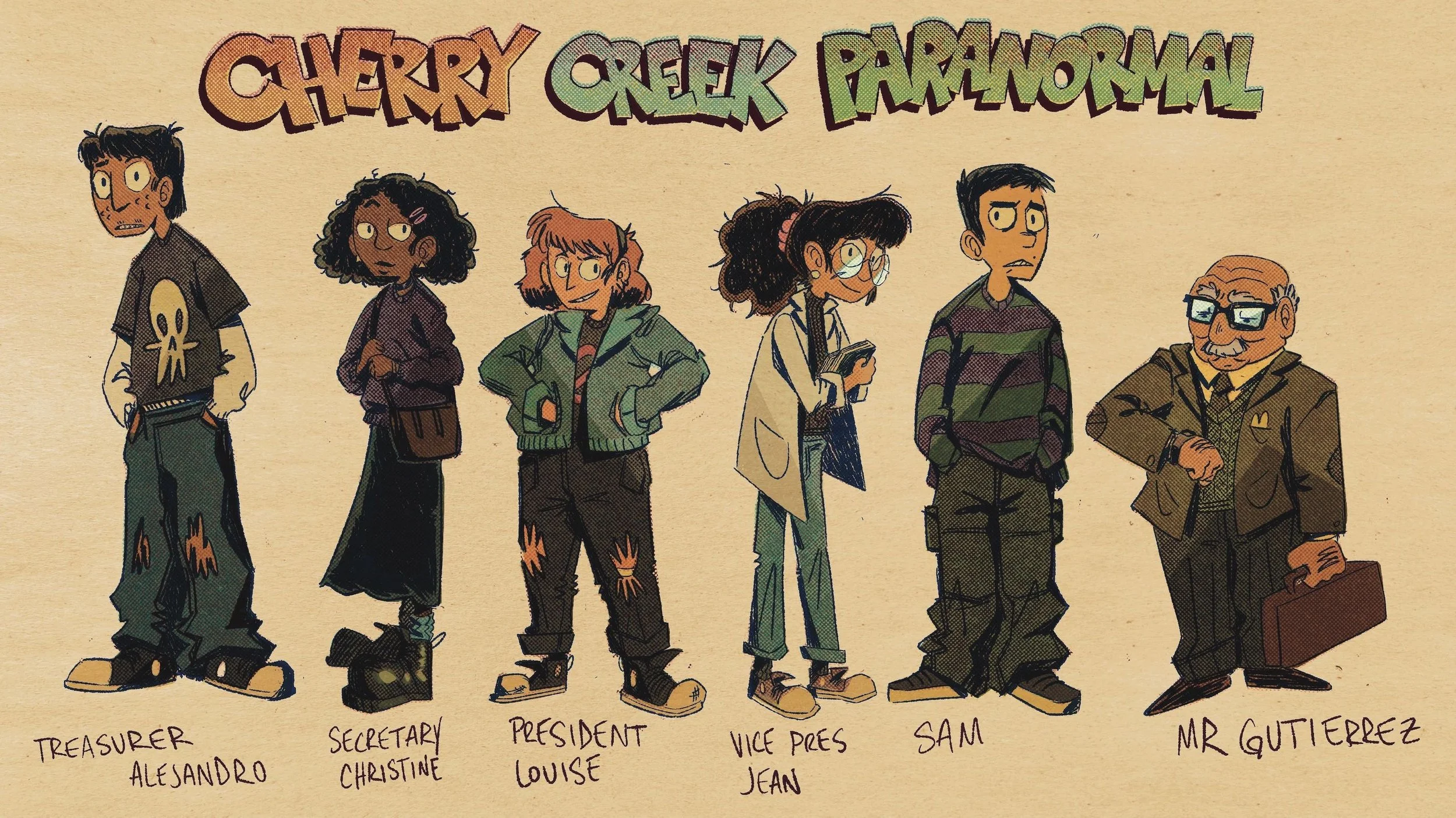 Cherry Creek Paranormal Club - Illustration for "Cherry Creek Paranormal" 2024