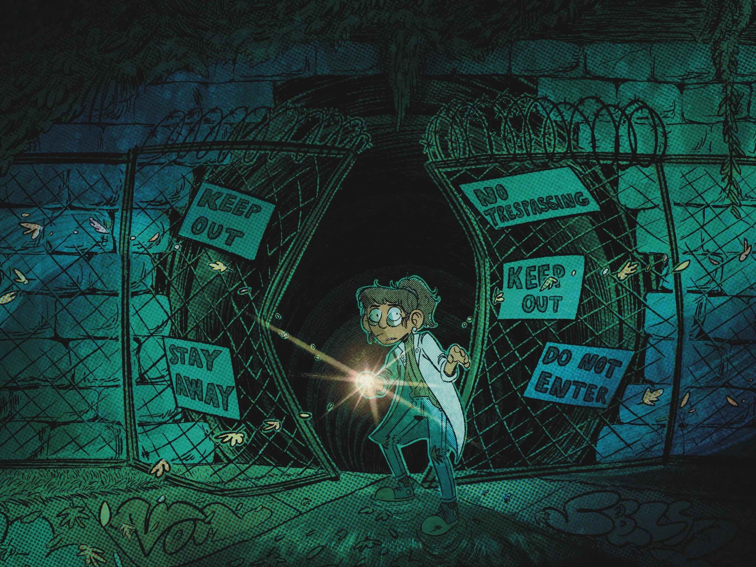 The Tunnel - Illustration for "Cherry Creek Paranormal" 2024