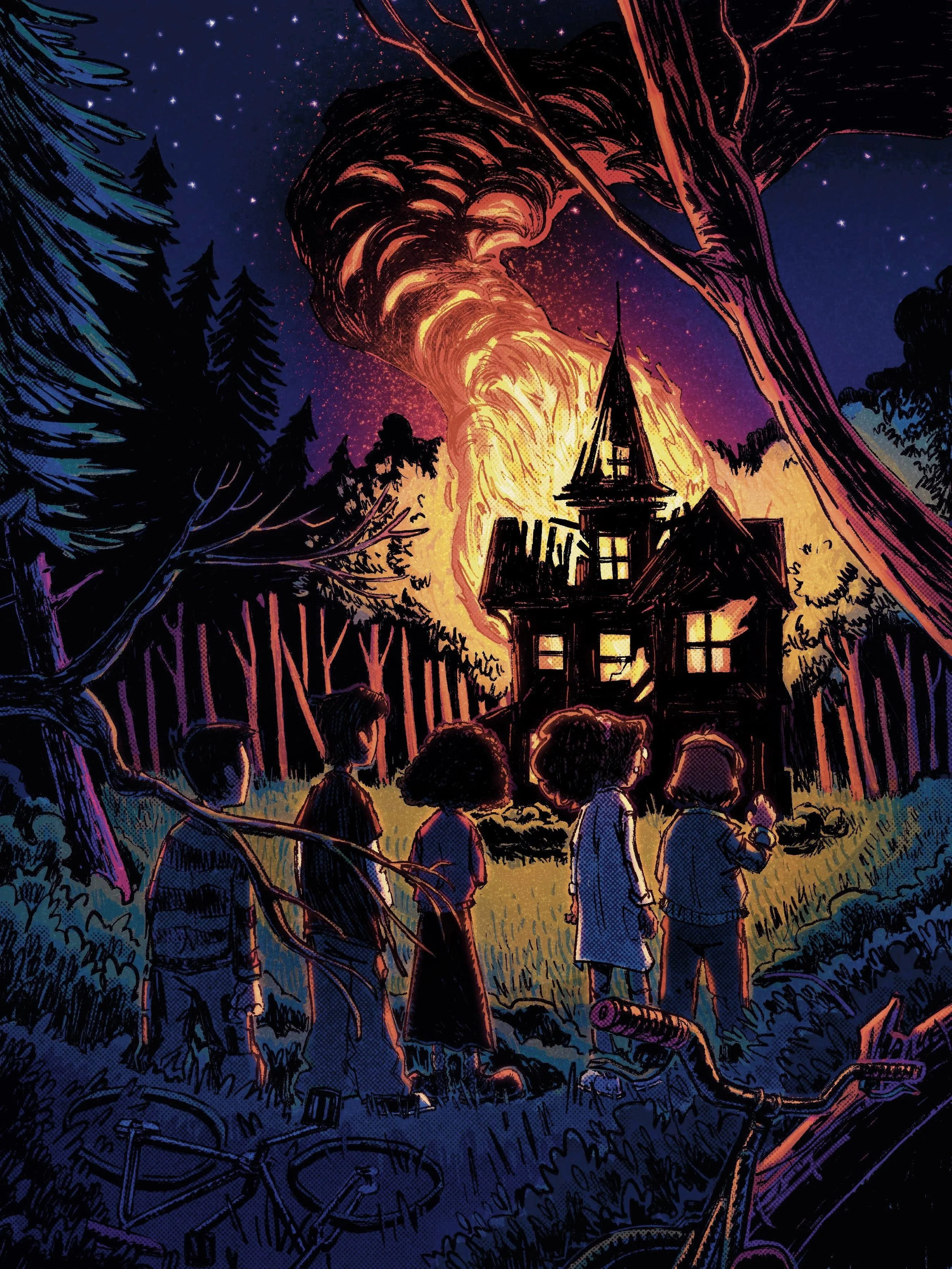 The Witch House - Illustration for "Cherry Creek Paranormal" 2025