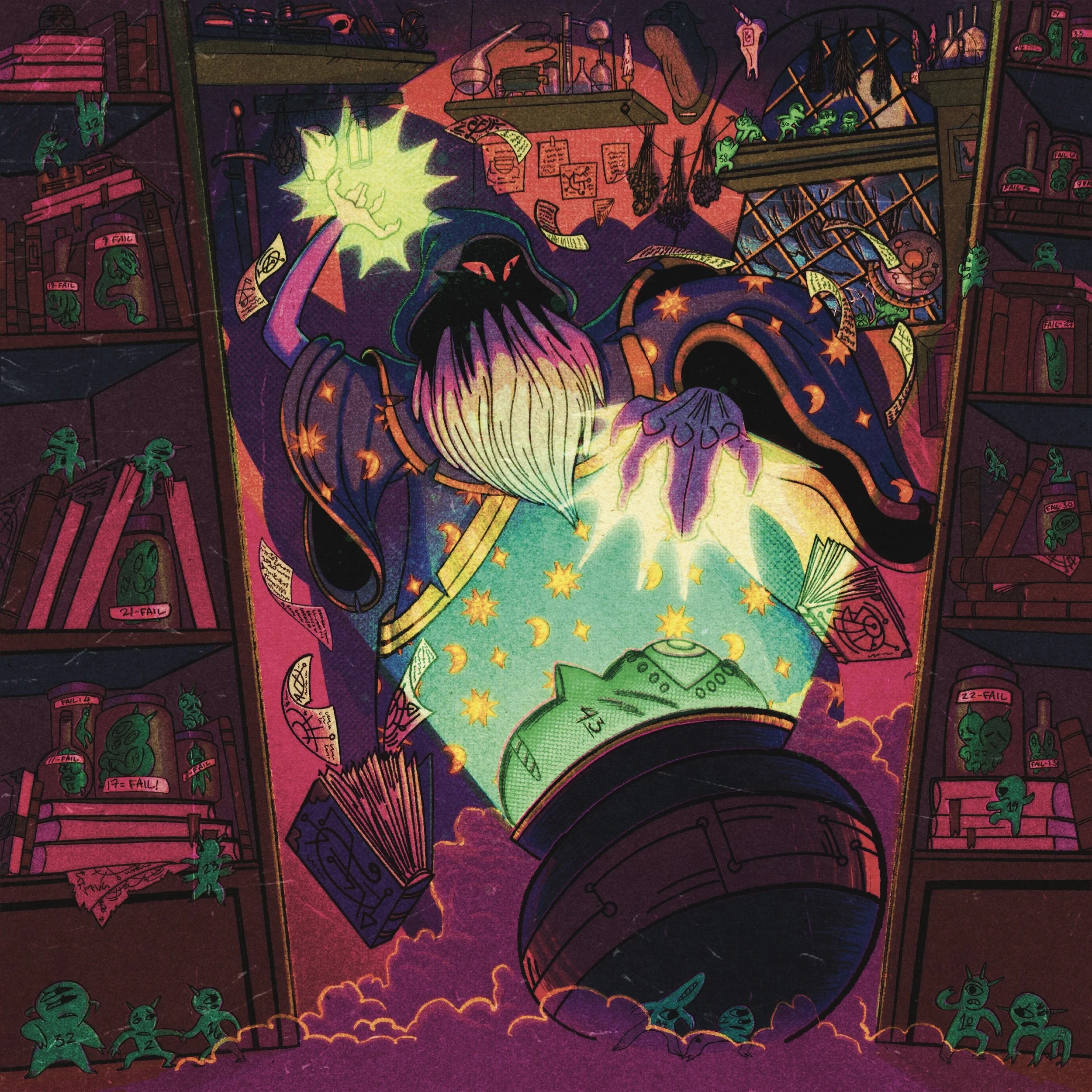 The Alchemist's Laboratory - Personal illustration, 2023