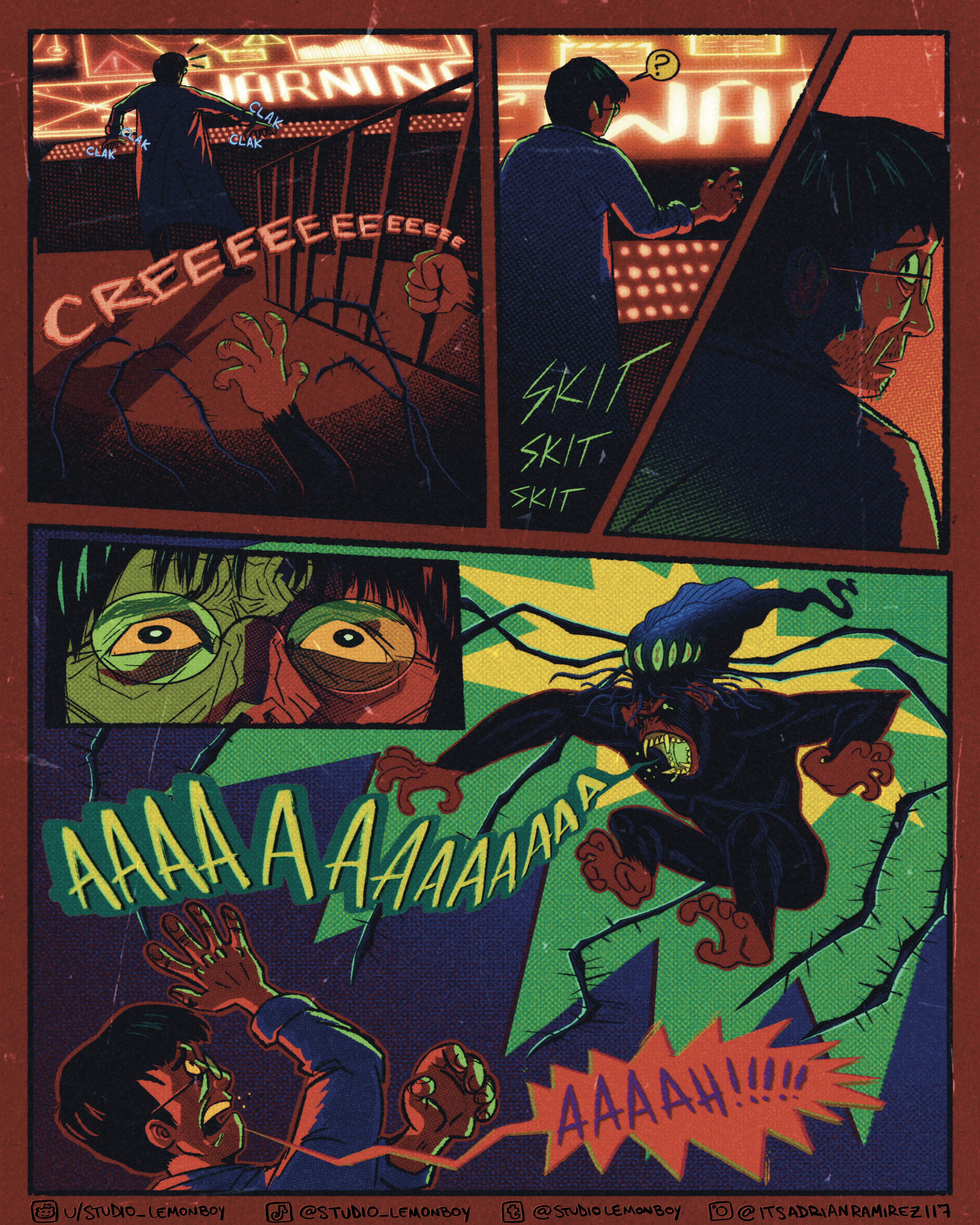 The Experiment pg. 3 - Personal illustration, 2023