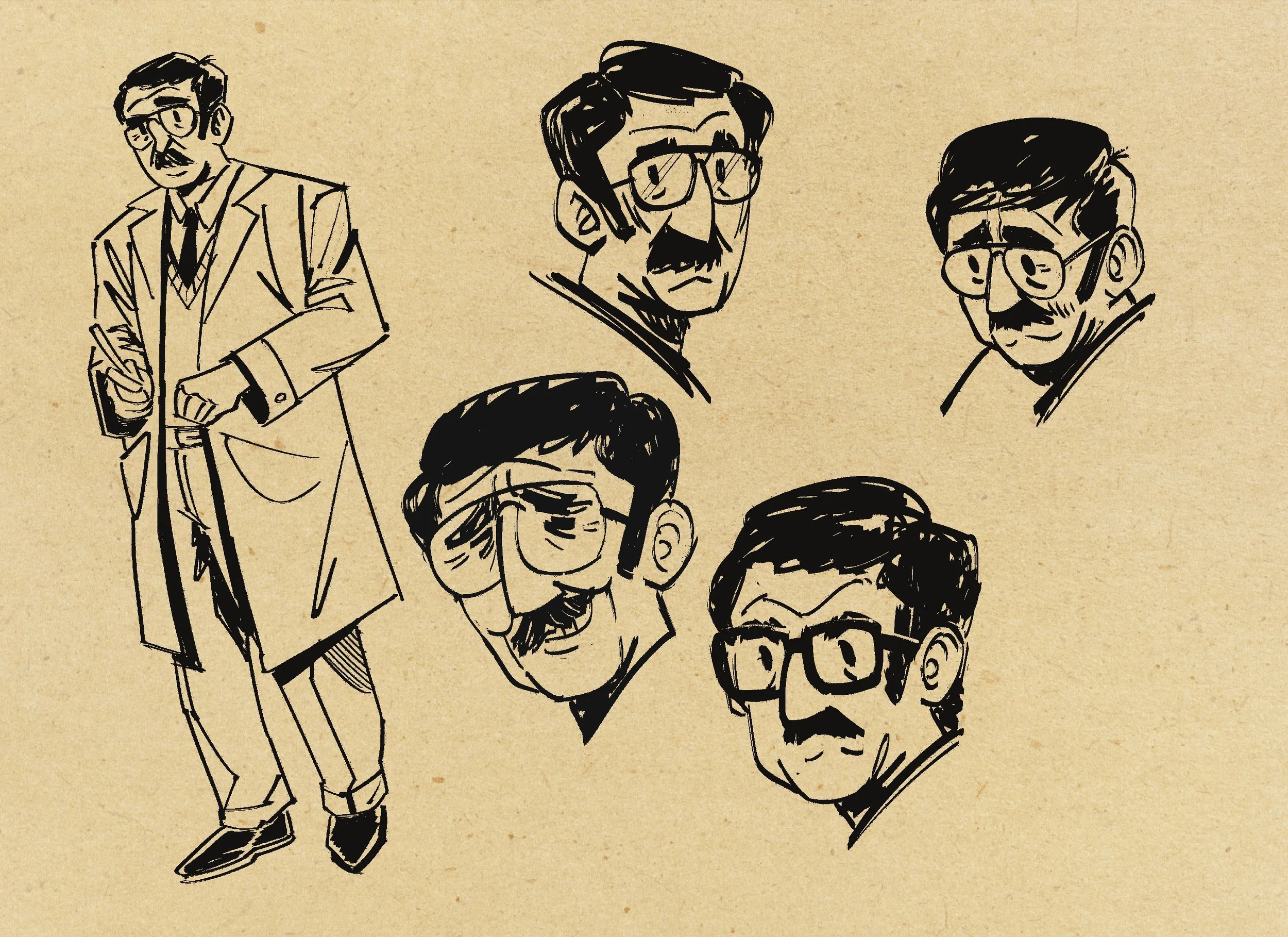 Character Sketches - Isaac Morris