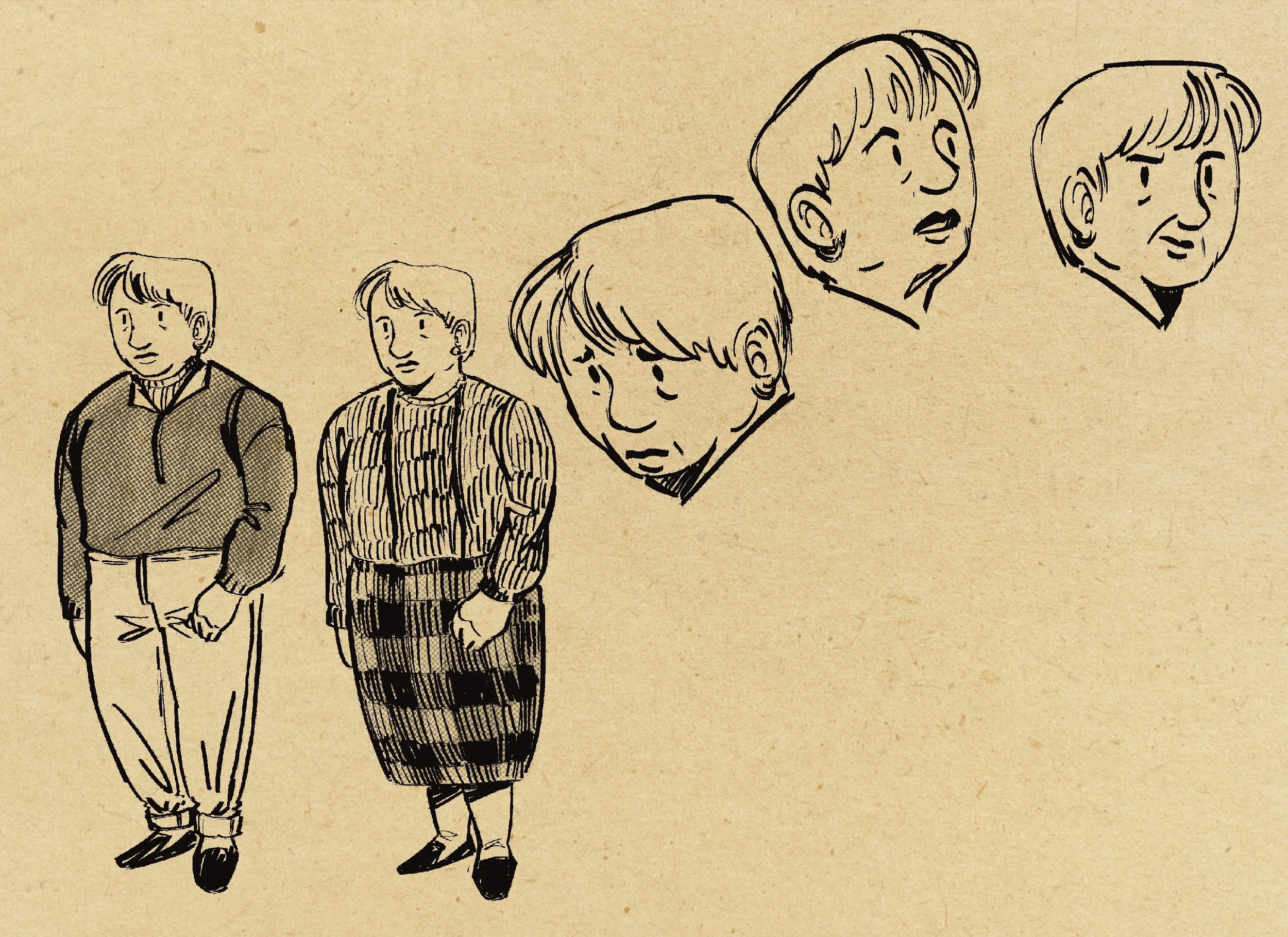 Character Sketches - Flora Bailey