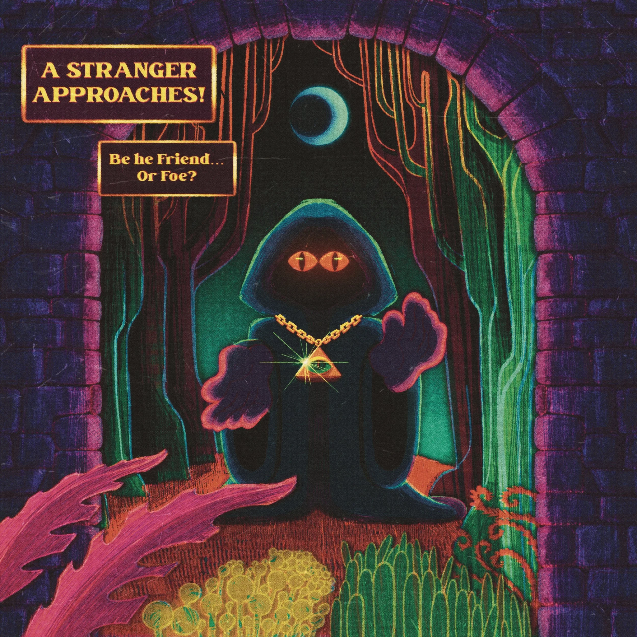 A Stranger Approaches! - Personal illustration, 2023