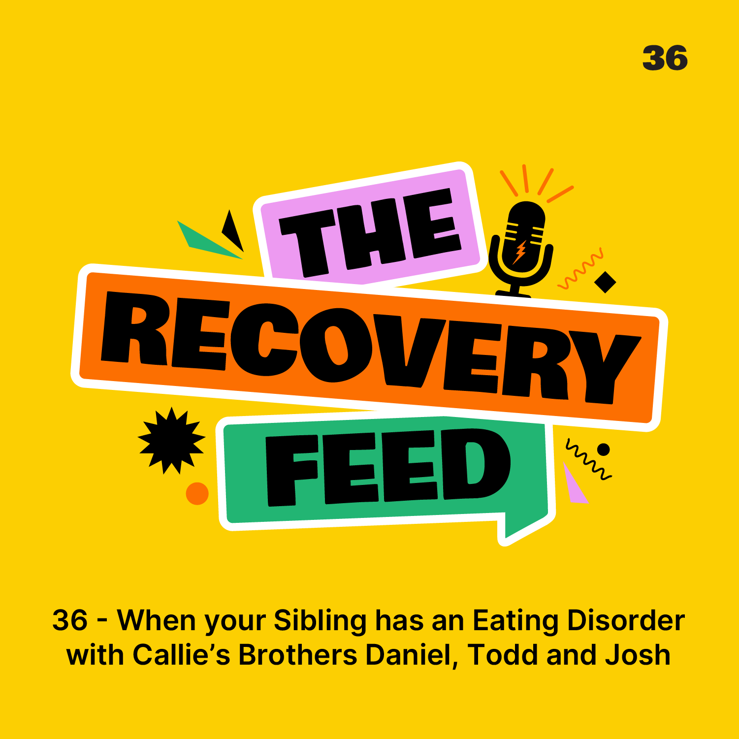 36 - When your Sibling has an Eating Disorder with Callie's Brothers Daniel, Todd and Josh