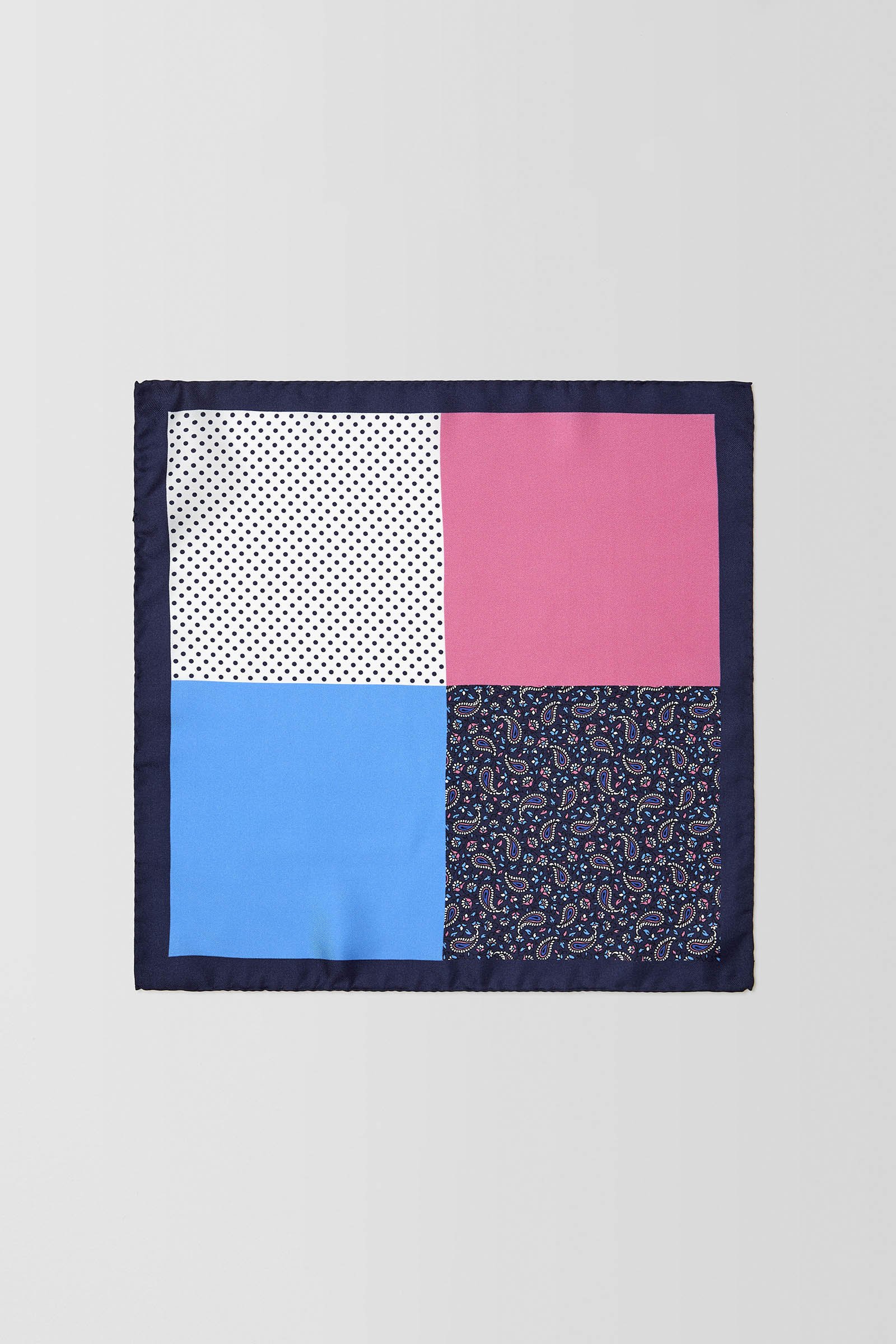    Shop - Neat Paisley 4-Way Pocket Square    
PCAW100015 Navy