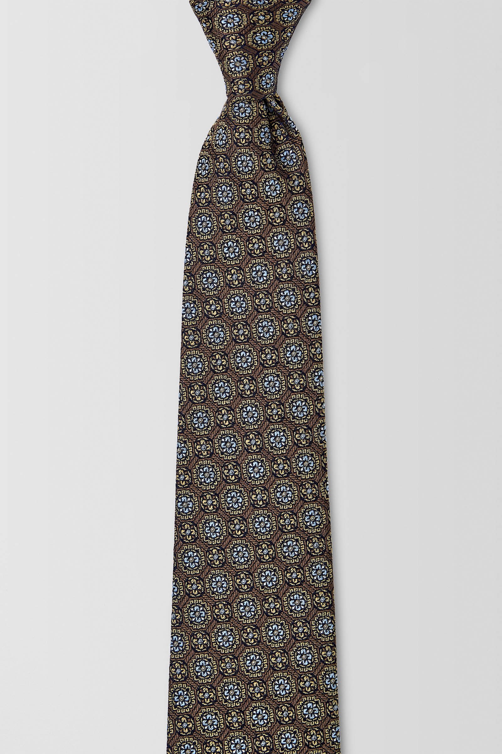  Double Foulard 7.5cm Tie  
PCAW100002 Chocolate
