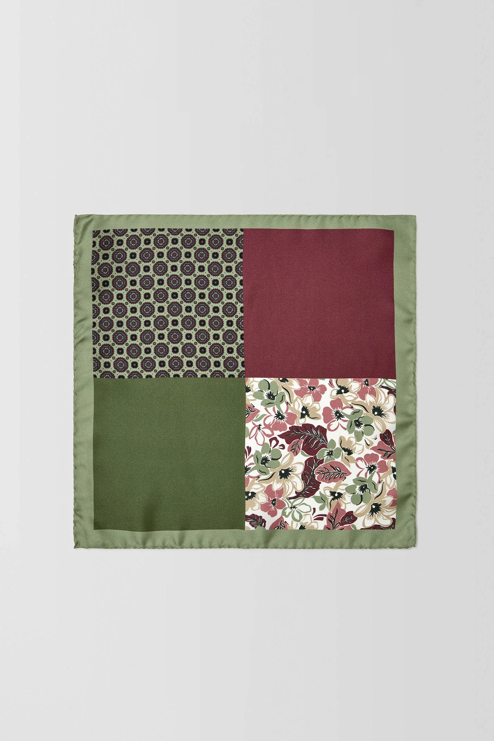    Shop - Shadow Floral 4-Way Pocket Square    
PCAW100014 Olive