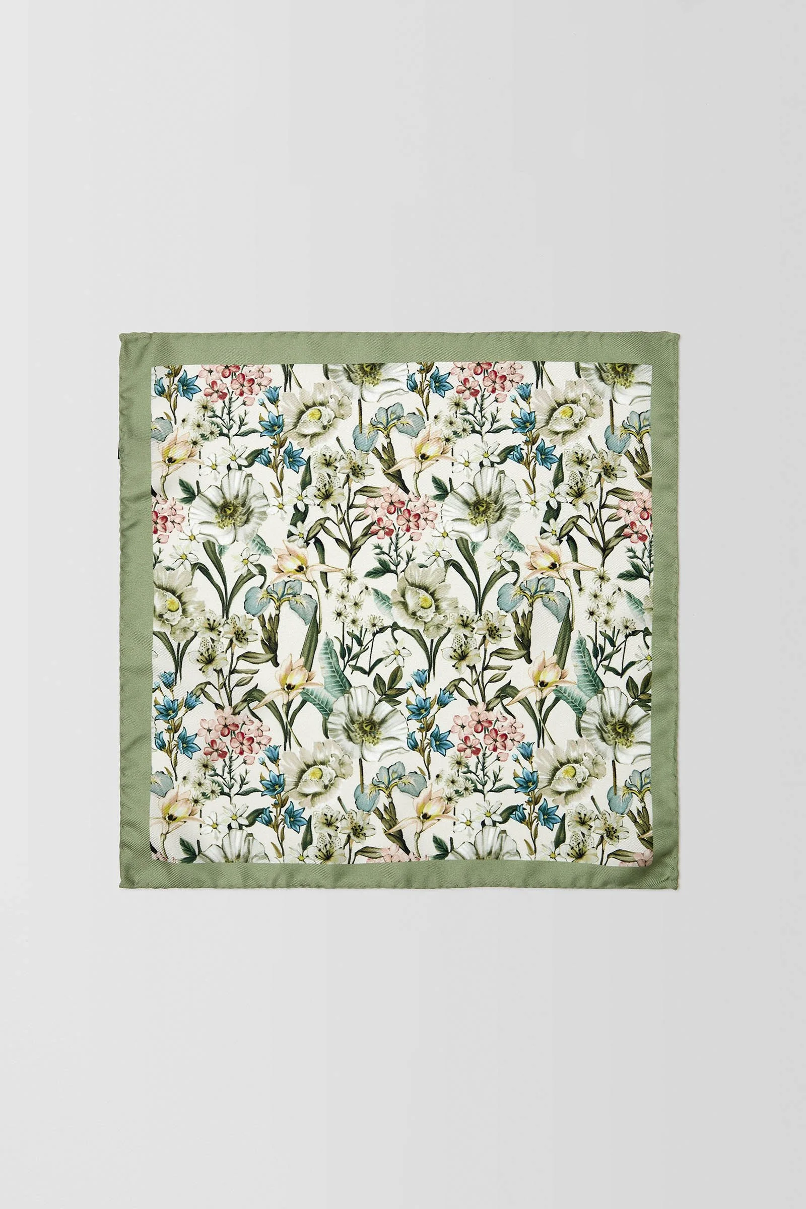    Shop - Poppies And Irises Pocket Square    
PCAW100012 Sage