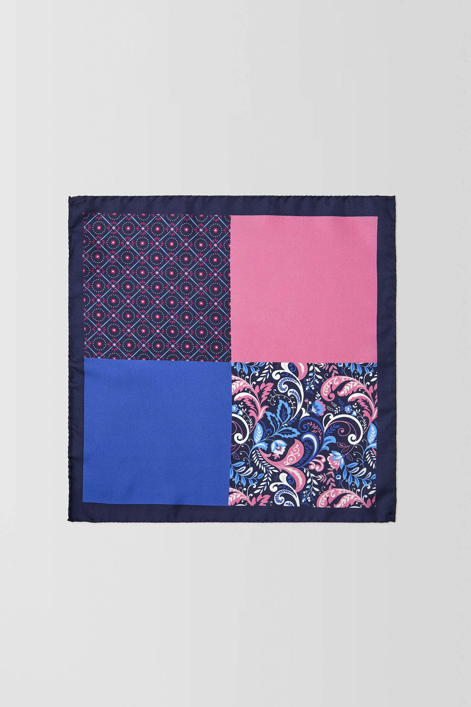  Lattice 4-Way Pocket Square  
PCAW100016 Pink
