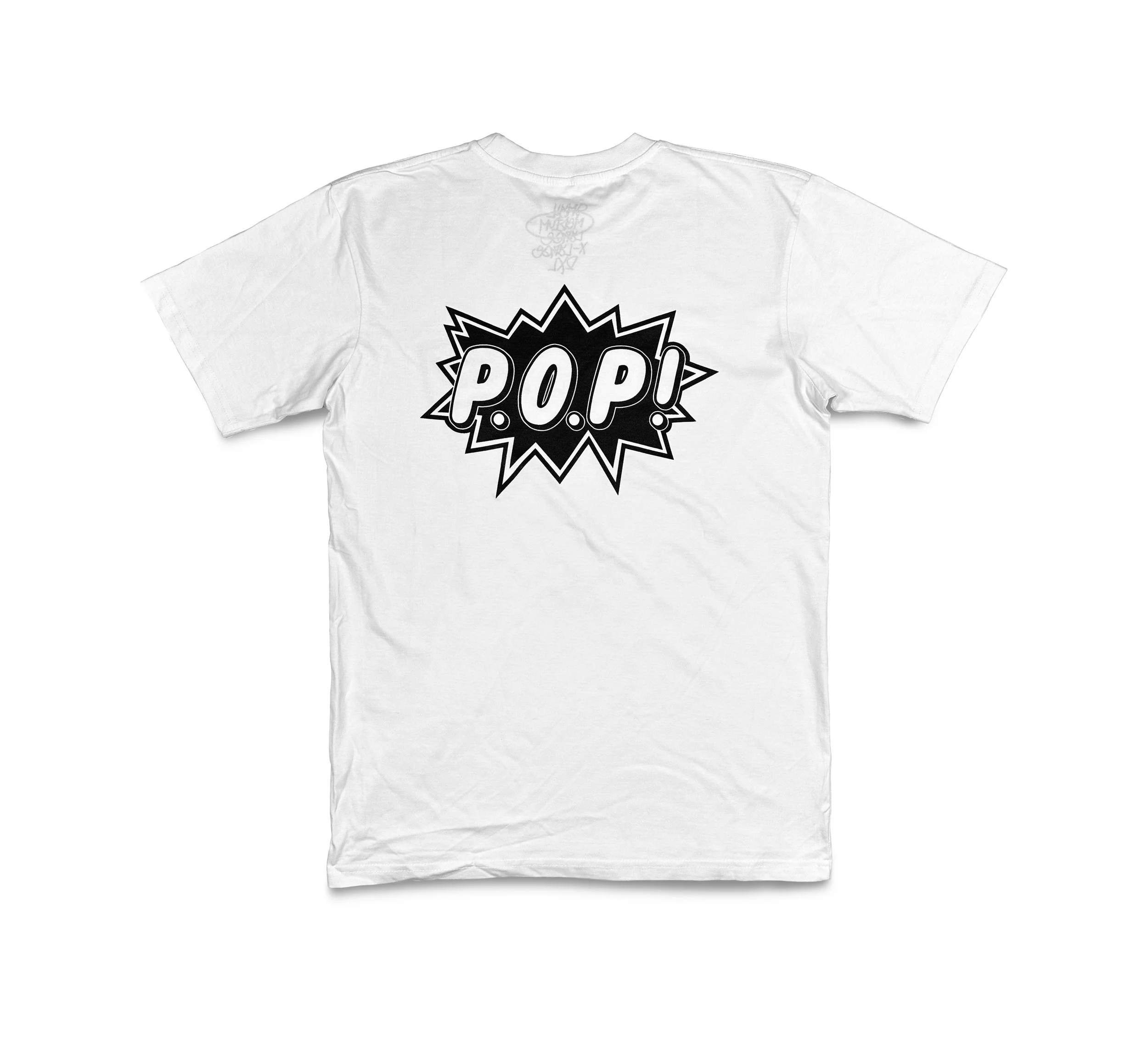 Graffiti lifestyle fashion brand tshirt with POP logo