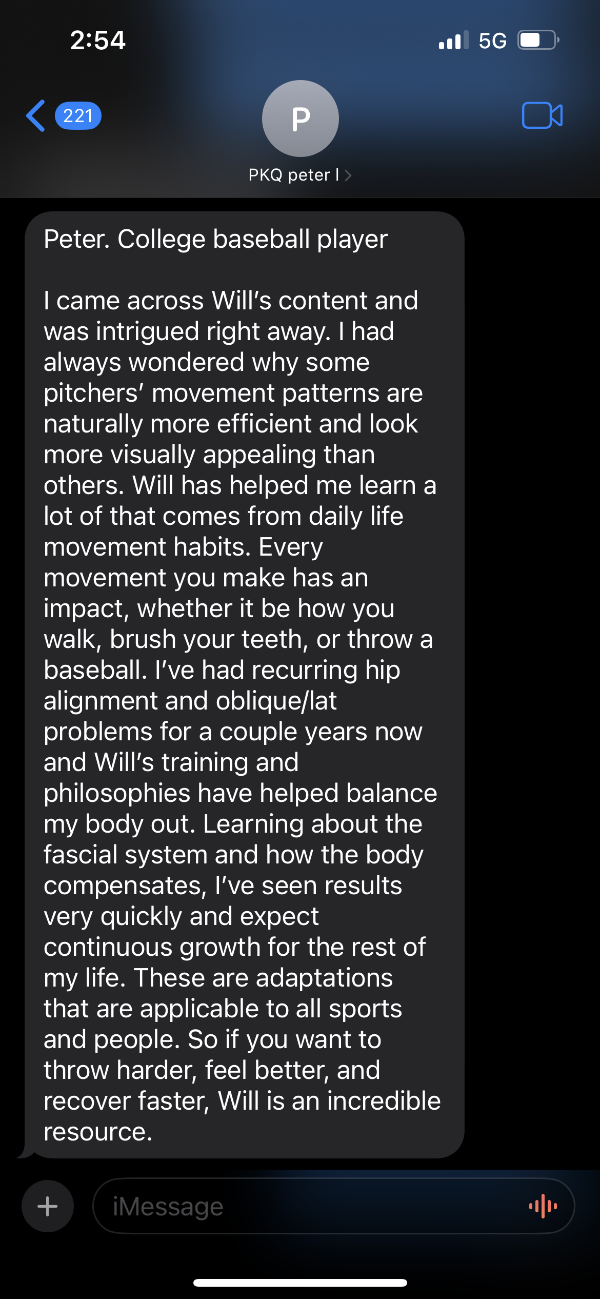 Testimonials of those who found benefits from improving the kinesthetic quotient.