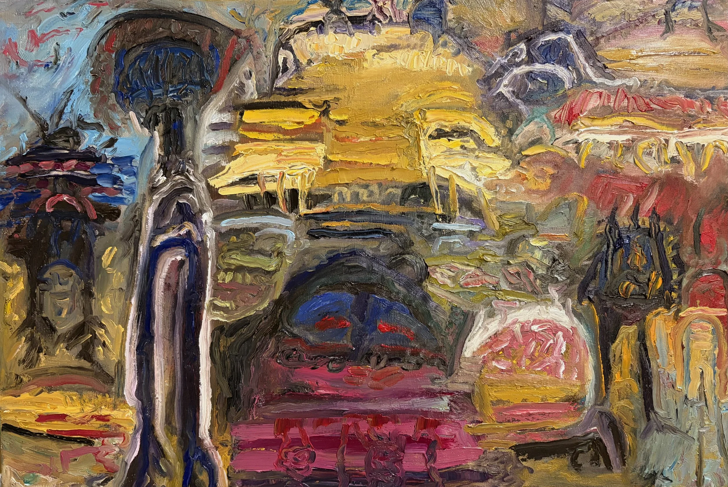 “Unsure”, Oil, 24” x 36”, $1000