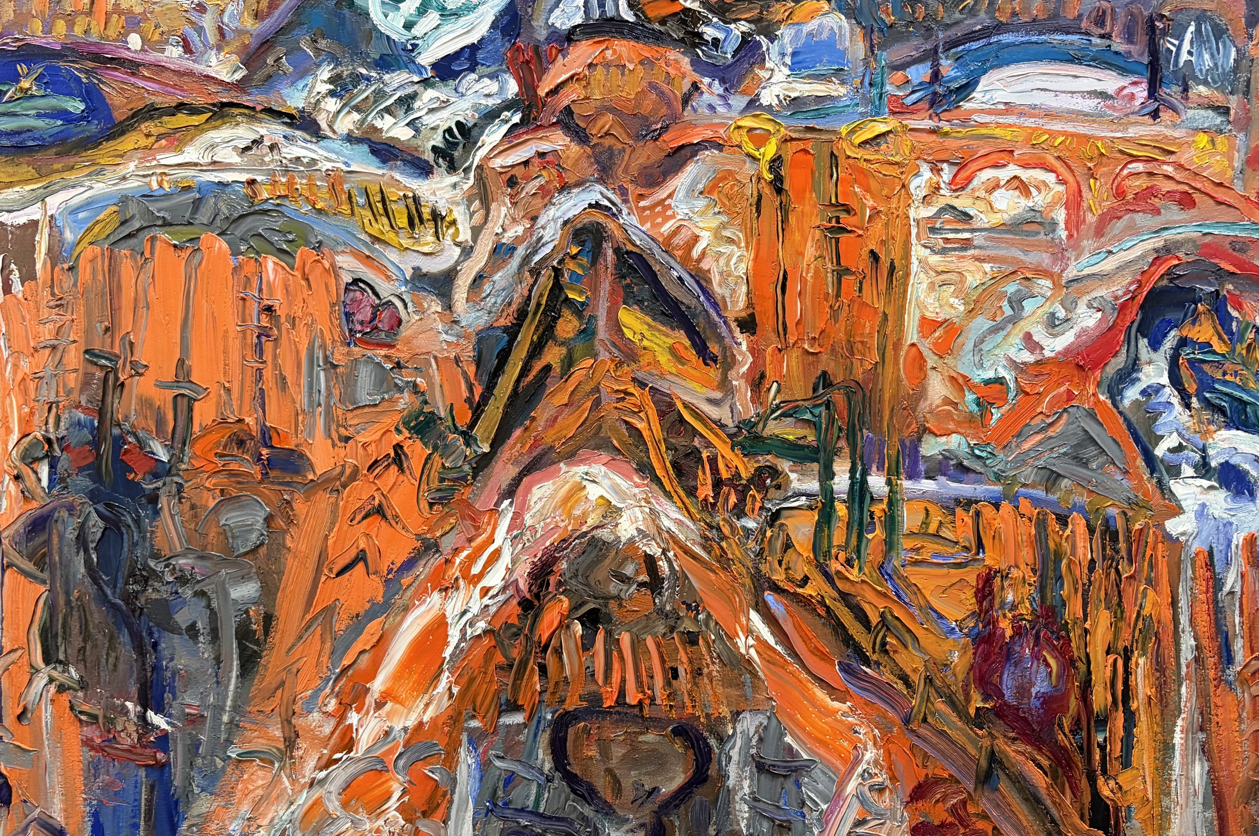 “Spending the Day With Vincent,” Oil, 36” x 24”, $1000